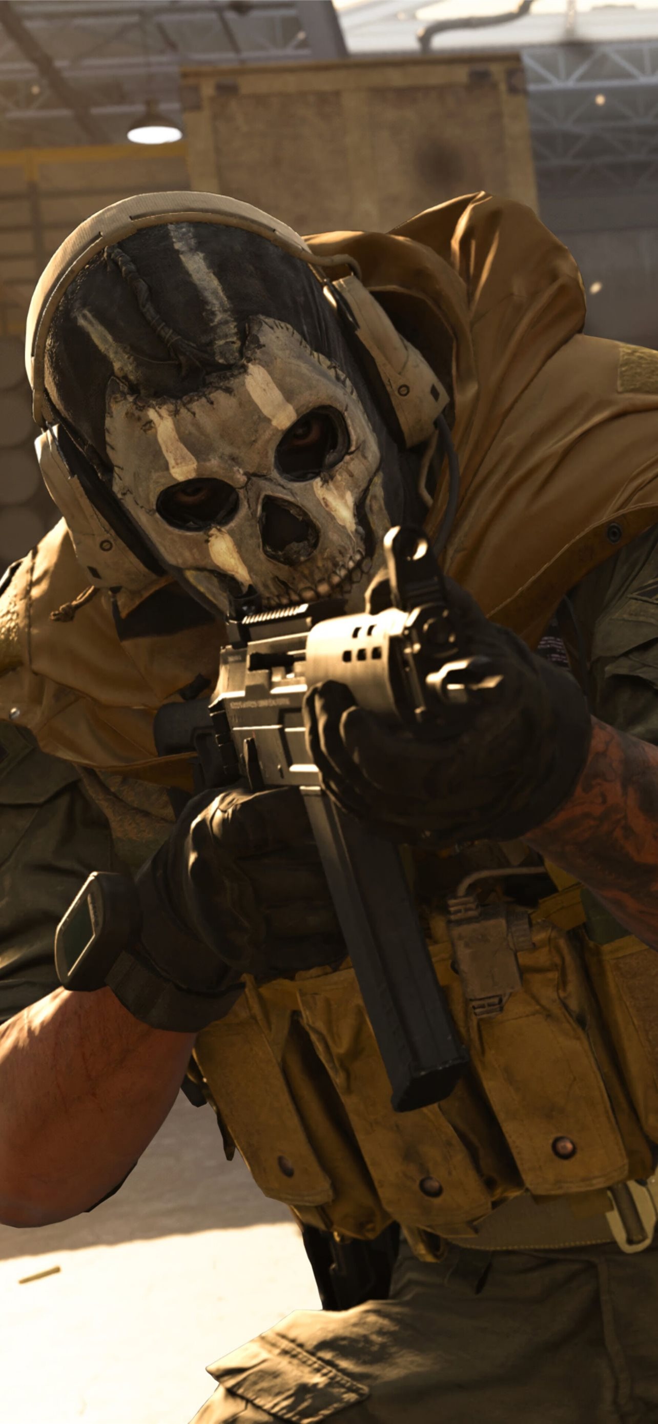 Simon Ghost Riley, Submachine gun, Skull balaclava mask, HD Phone wallpaper