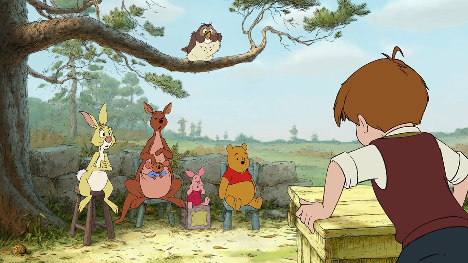 The Many Adventures of Winnie the Pooh, HD wallpaper, Background image, Nostalgic charm, 1920x1080 Full HD Desktop