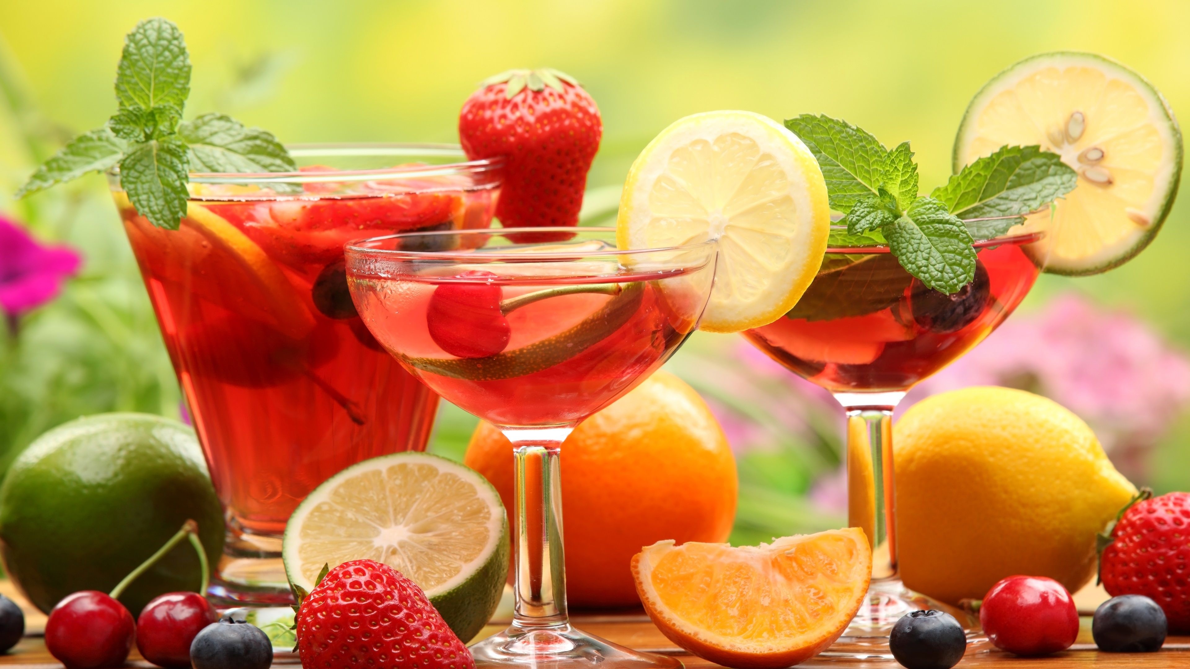 Cocktails, Stevia Wallpaper, 3840x2160 4K Desktop