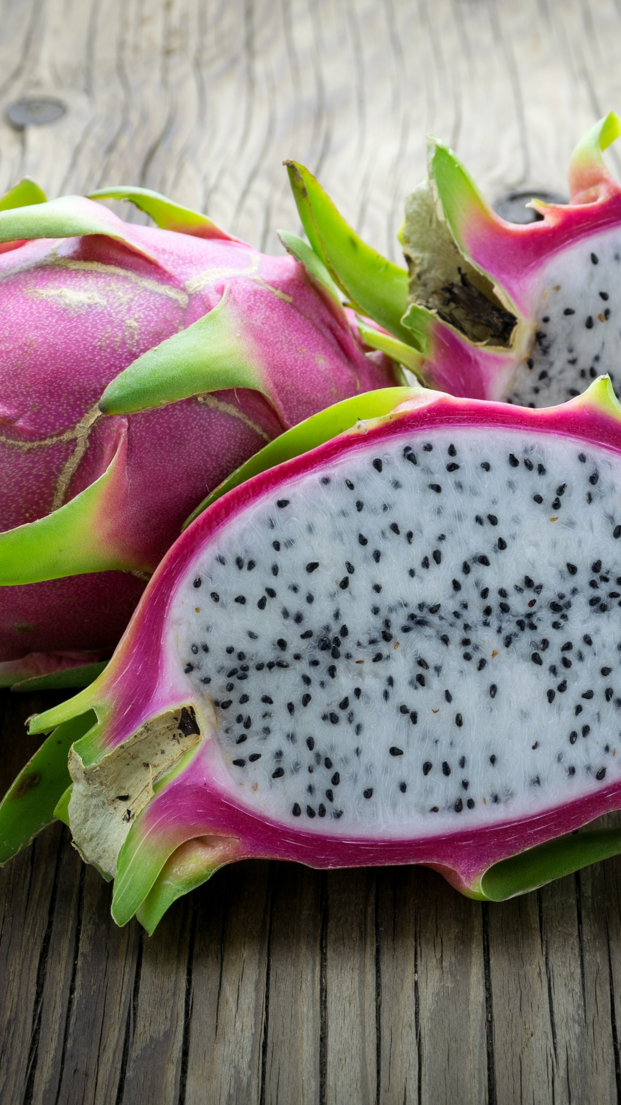 Dragon Fruit, Aesthetic wallpaper, Delicious food, Rich textures, 2160x3840 4K Phone