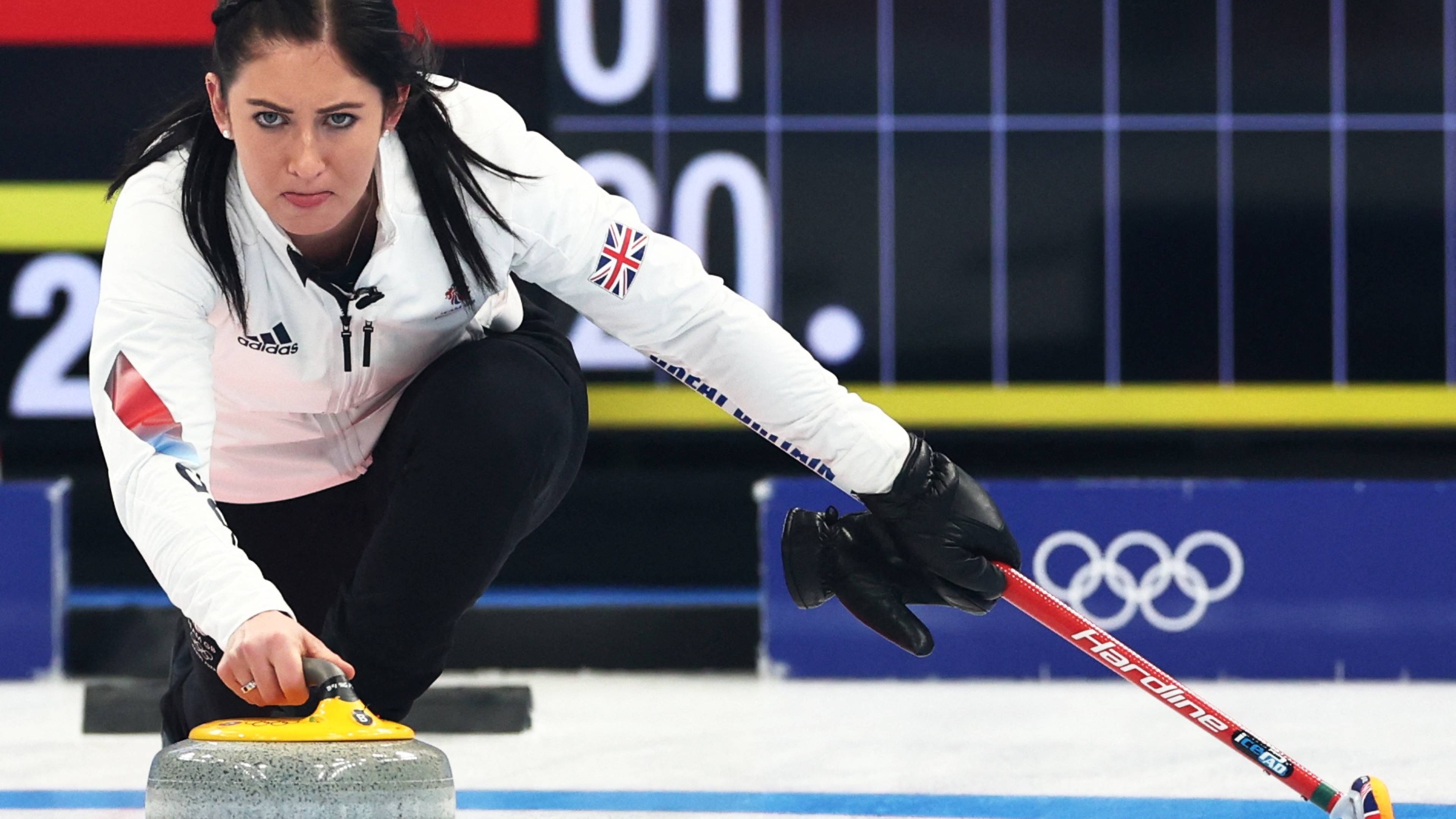 Curling women, First gold medal, Peking Olympics, Great Britain, 3840x2160 4K Desktop
