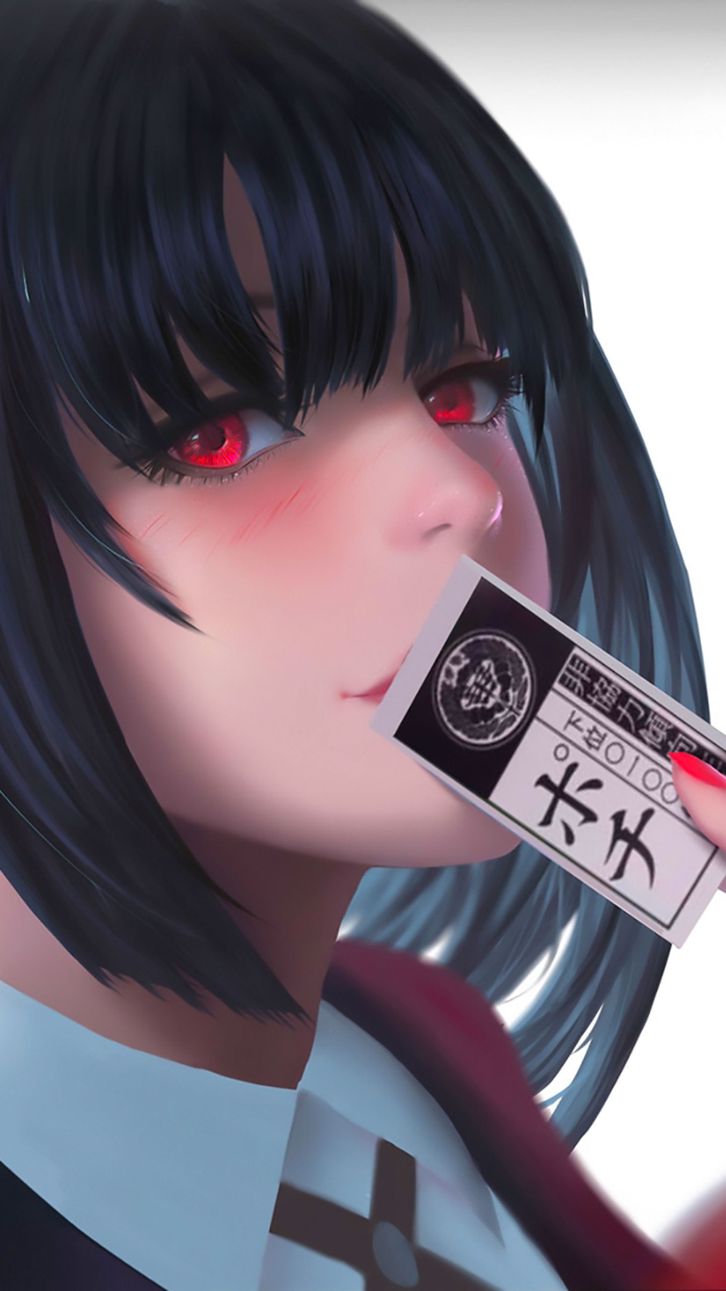 Kakegurui Twin (Netflix), Anime ideas for 2022, Yumeko Jabami, Anime characters, 1440x2560 HD Phone