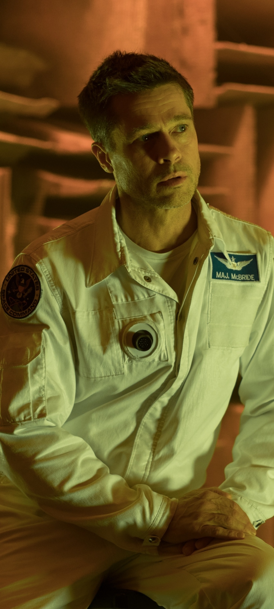 Movie Ad Astra, Intense drama, Existential exploration, Astronaut's perspective, 1080x2400 HD Phone