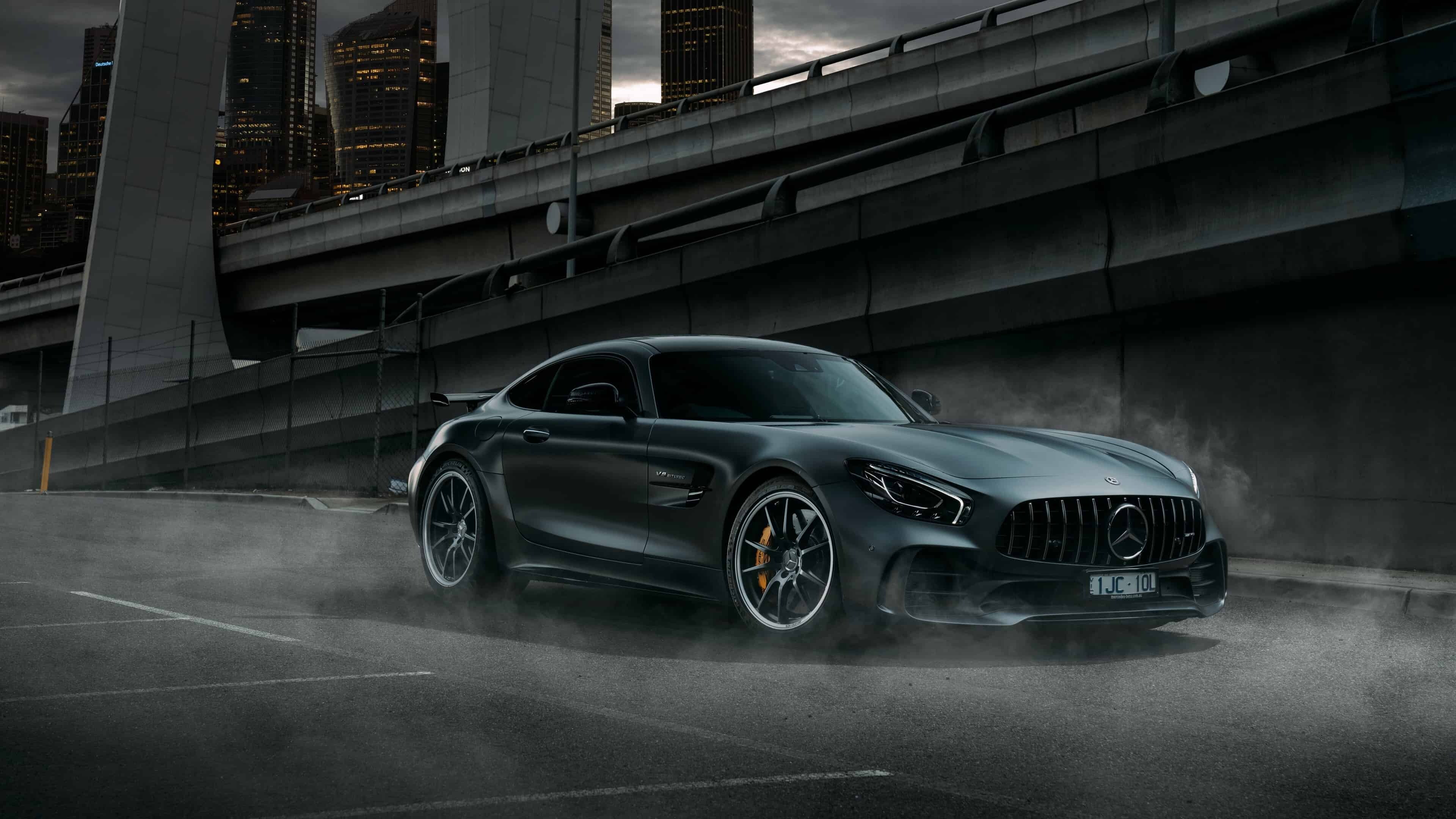 Mercedes-Benz GT R AMG, Aggressive power, Dazzling performance, 3840x2160 4K Desktop