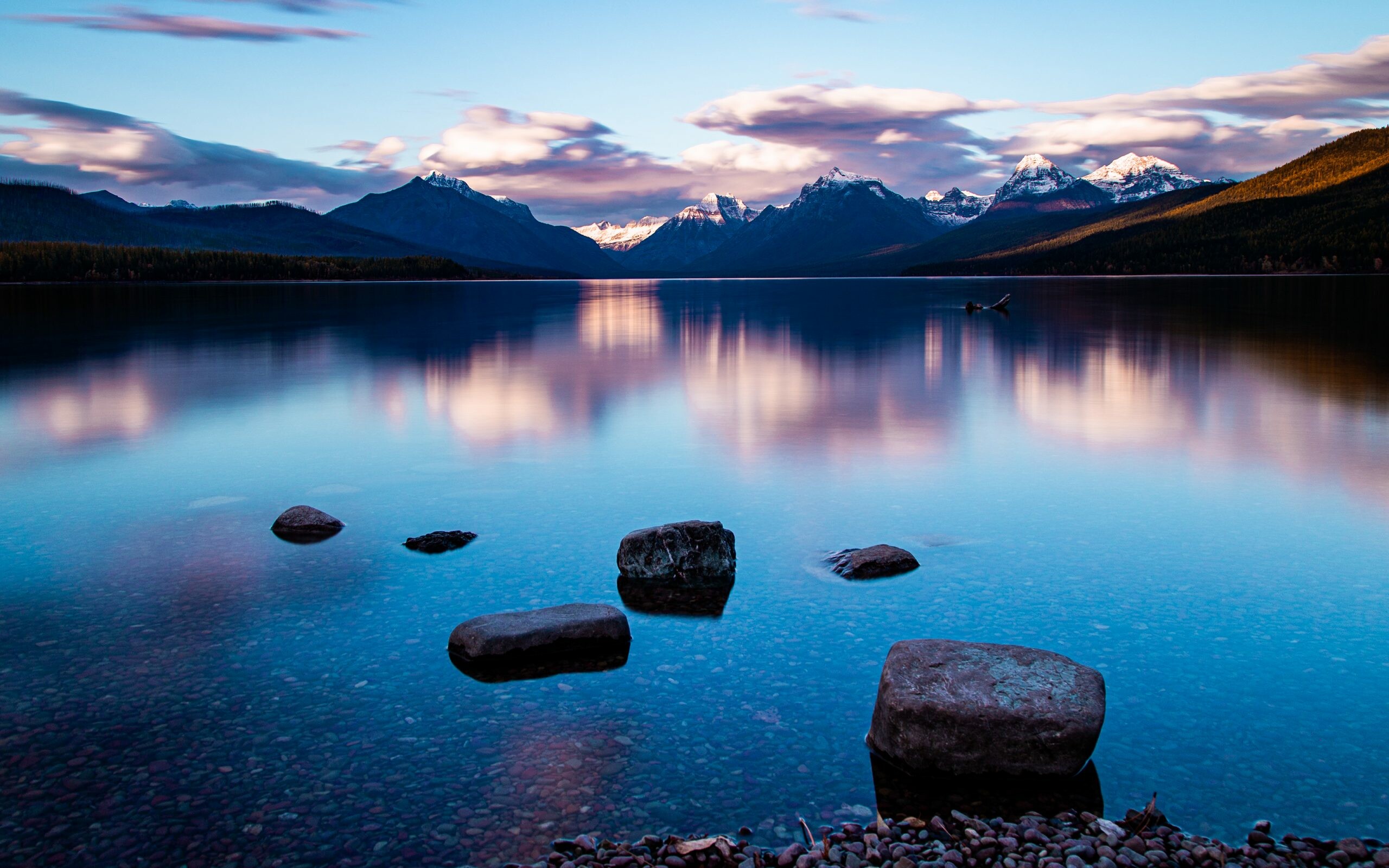 Glacier's majesty, Desktop wallpaper gem, National park's wonder, Nature's frozen allure, 2560x1600 HD Desktop