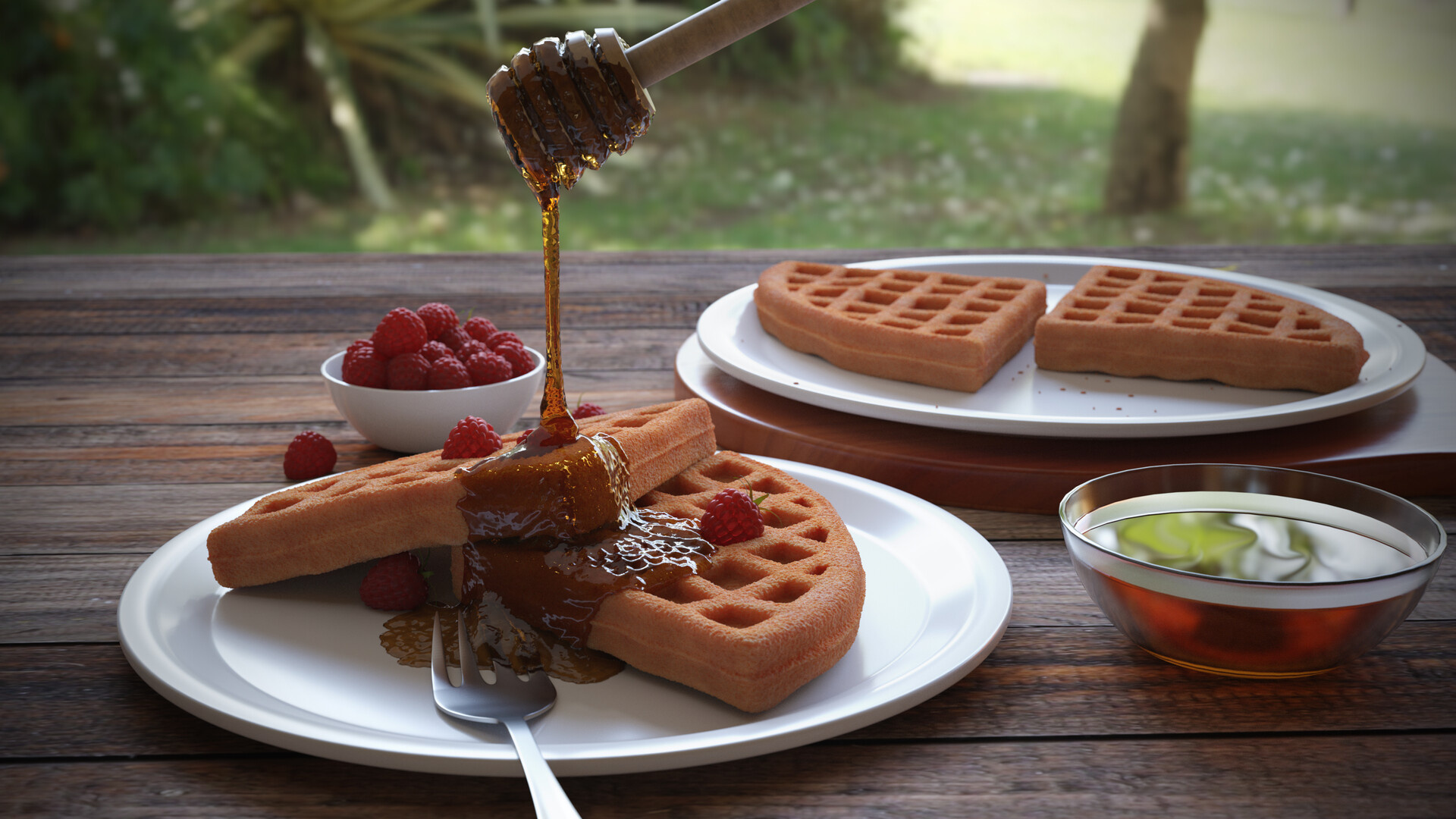 Sasi Datla waffle, HD delight, Gourmet treat, Food photography, 1920x1080 Full HD Desktop