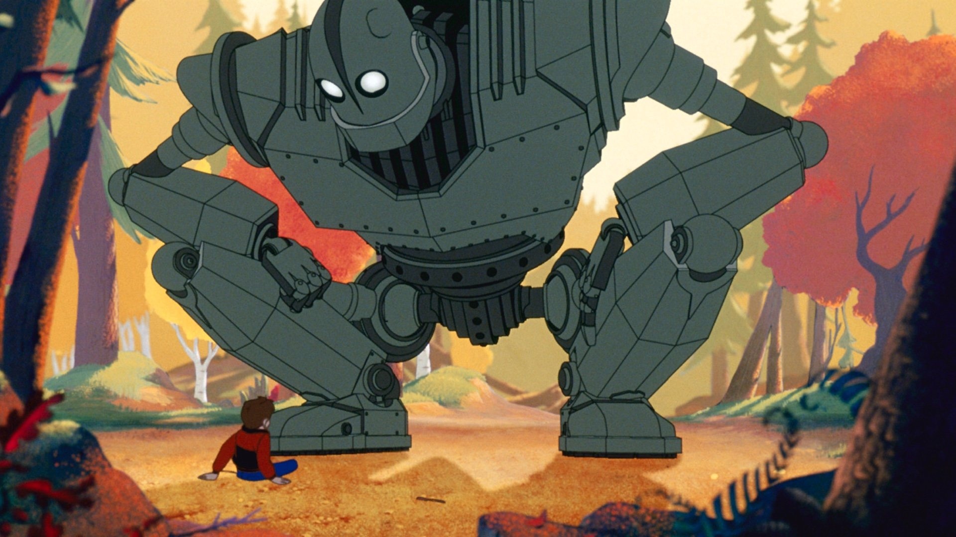 Director Brad Bird, Iron Giant's story, Behind-the-scenes secrets, Epic robot battles, 1920x1080 Full HD Desktop