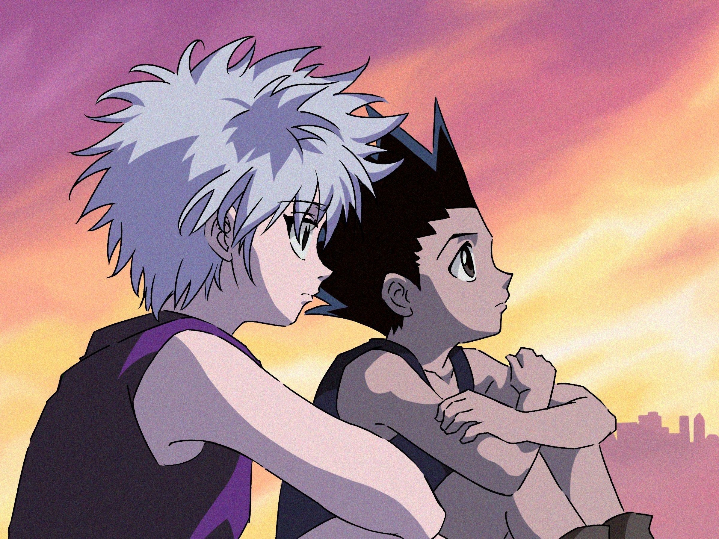 Gon and Killua wallpaper, Best friends, Anime series, Adventure, 2400x1800 HD Desktop