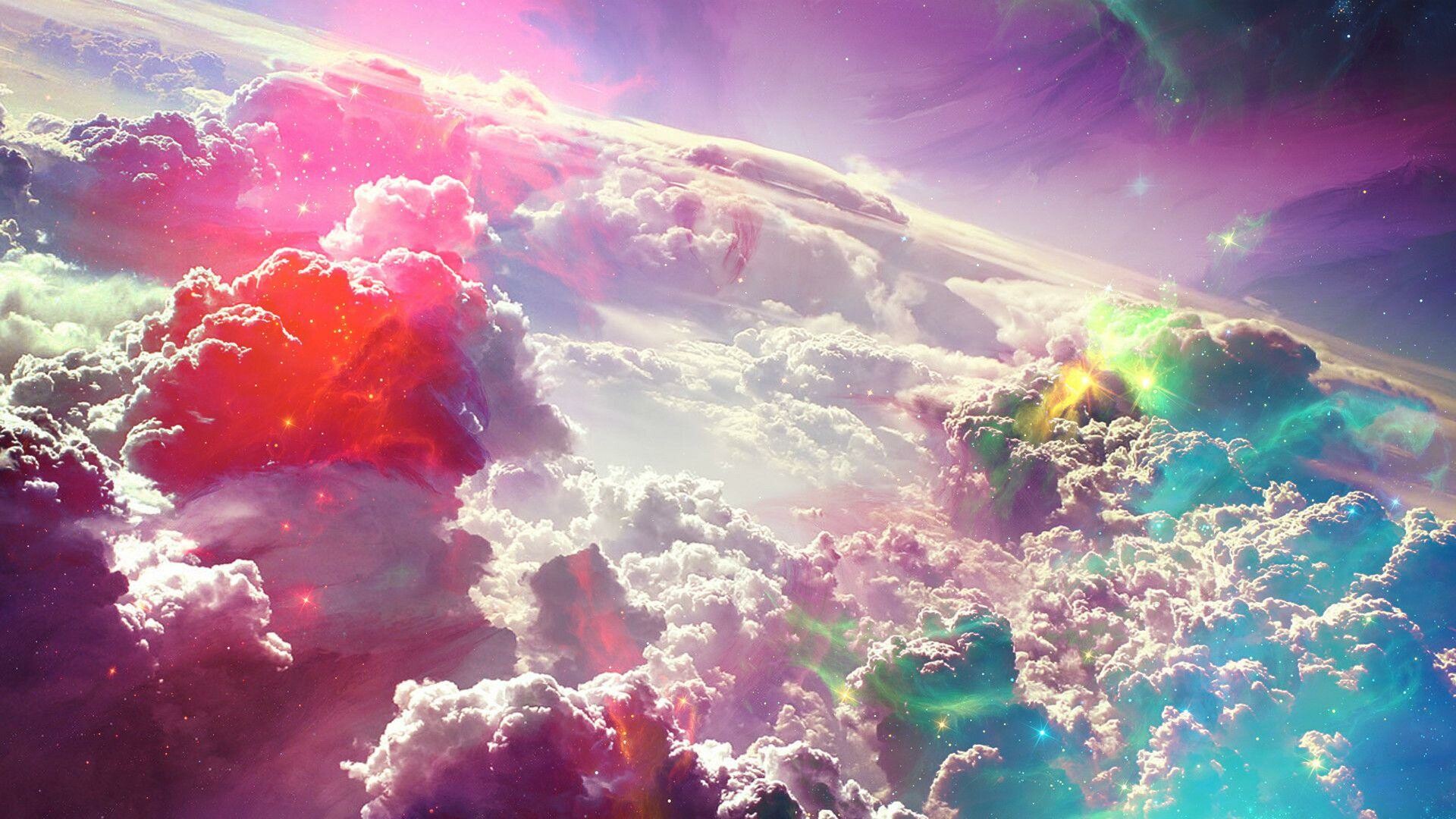 Clouds, Colorful wallpapers, Vibrant display, Nature's artwork, 1920x1080 Full HD Desktop