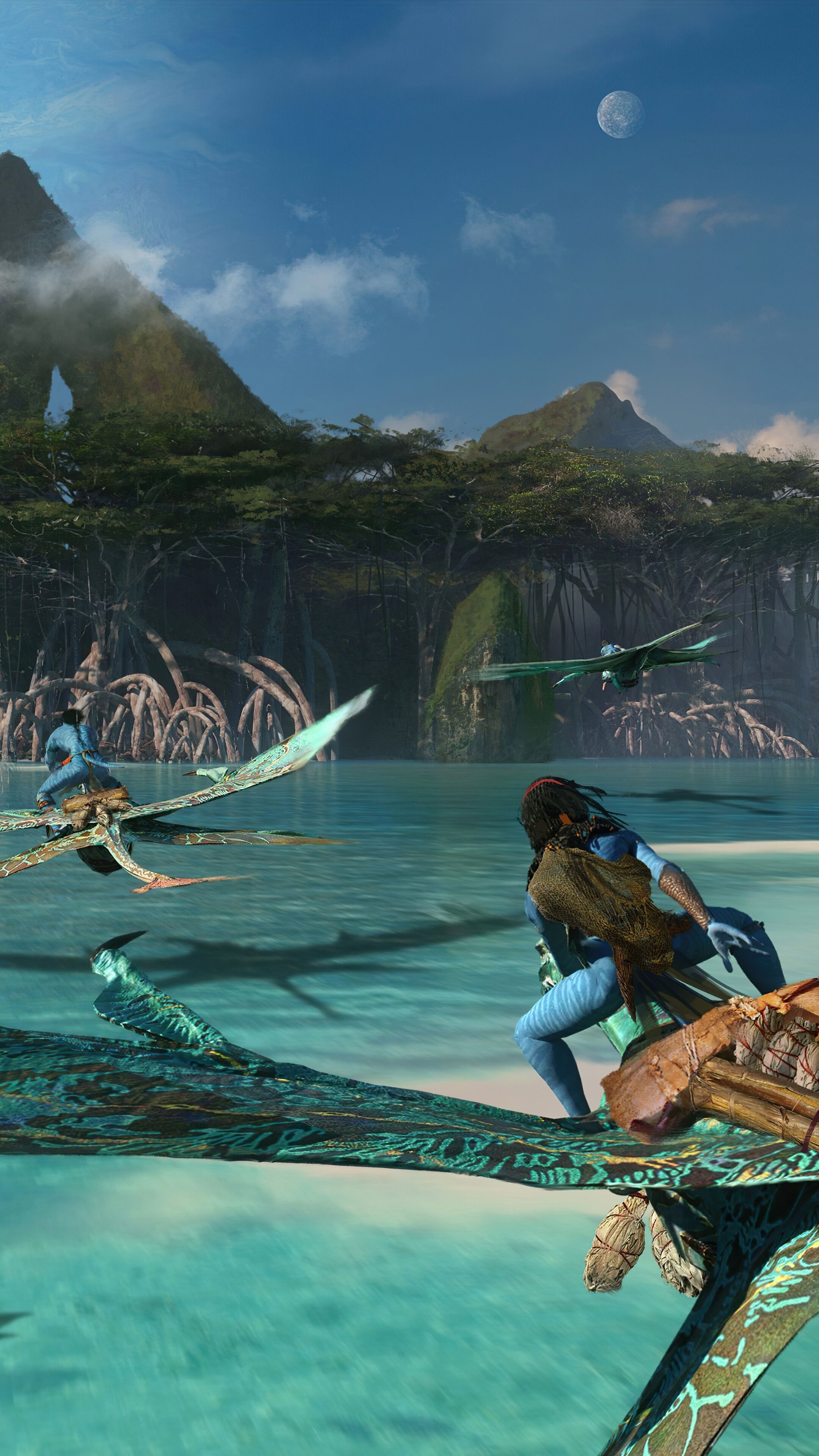 Avatar: The Way of Water, Top backgrounds, Movie sequel, Visual spectacle, 2160x3840 4K Phone