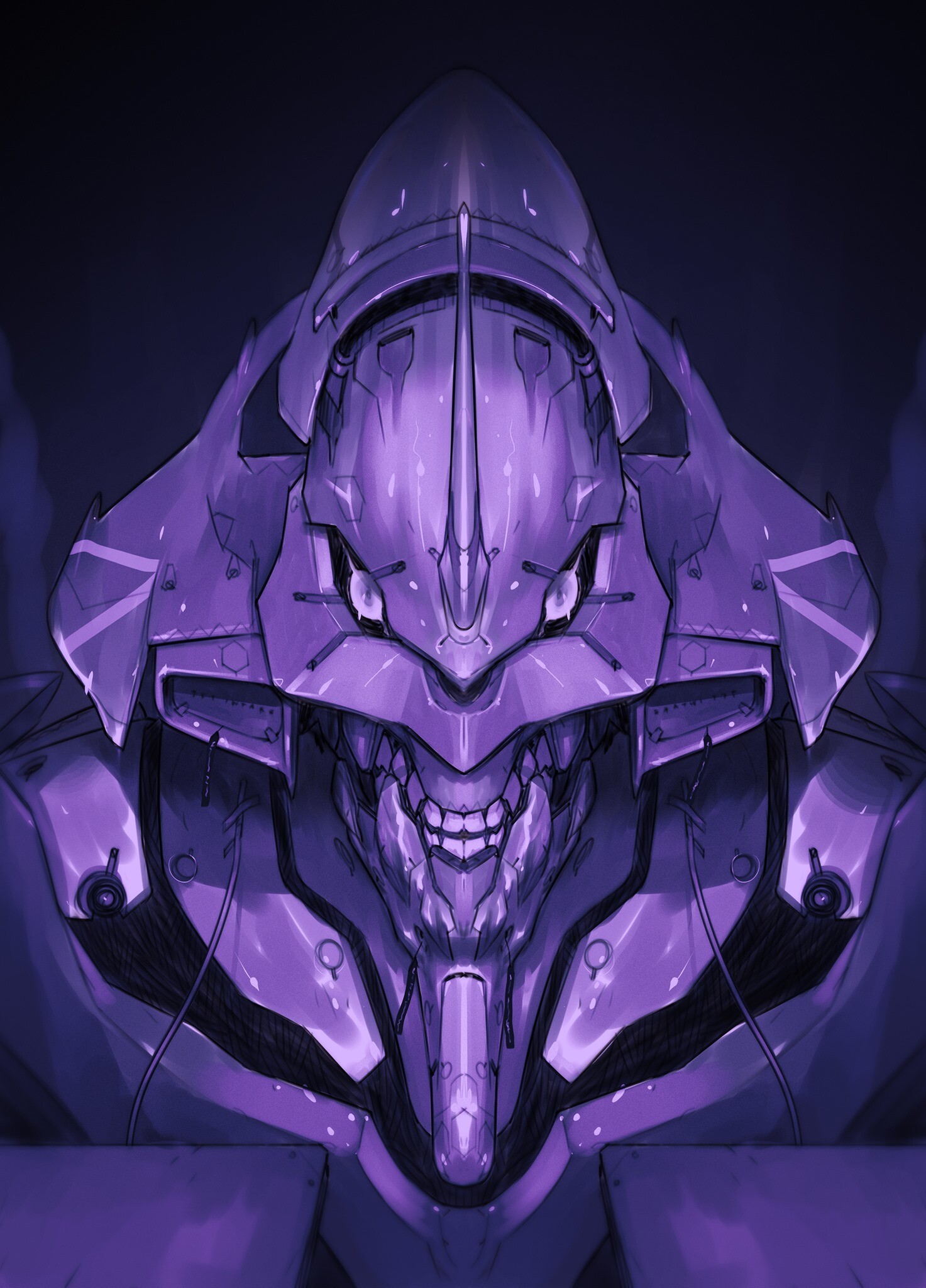 Eva 01, Neon Genesis Evangelion Wallpaper, 1480x2050 HD Phone