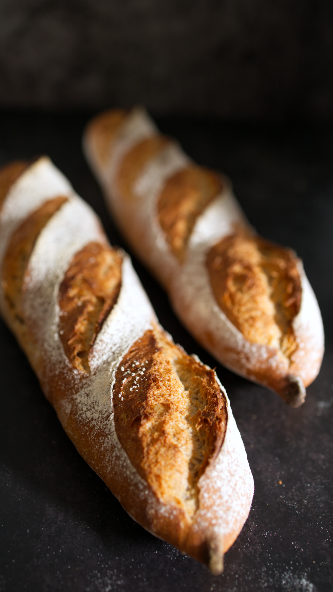 Rustic baguettes, El gusto, Traditional recipe, Artisan bread, 1080x1920 Full HD Phone