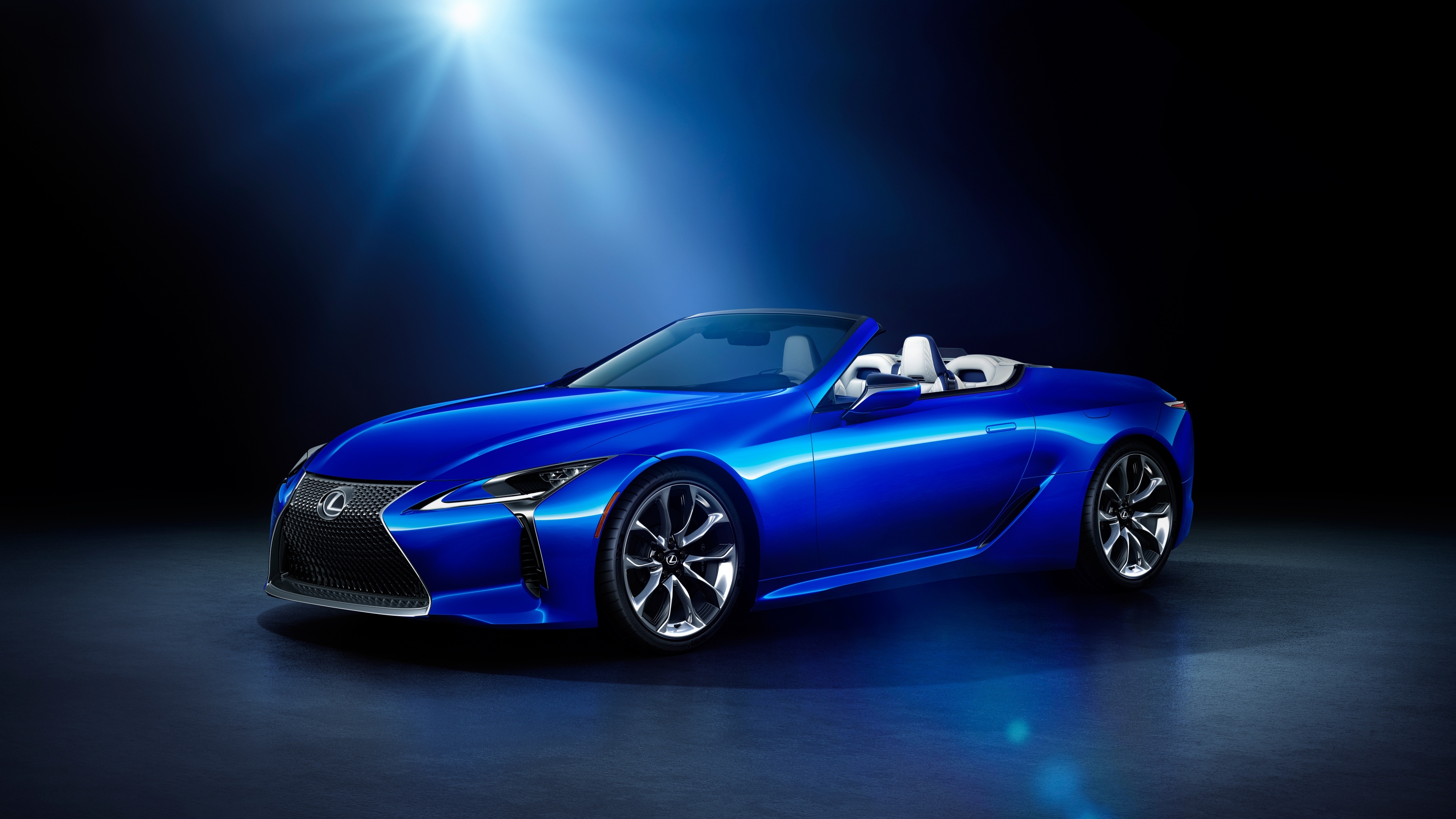 Lexus LC, Convertible elegance, 2021 model, Luxury car, 3840x2160 4K Desktop