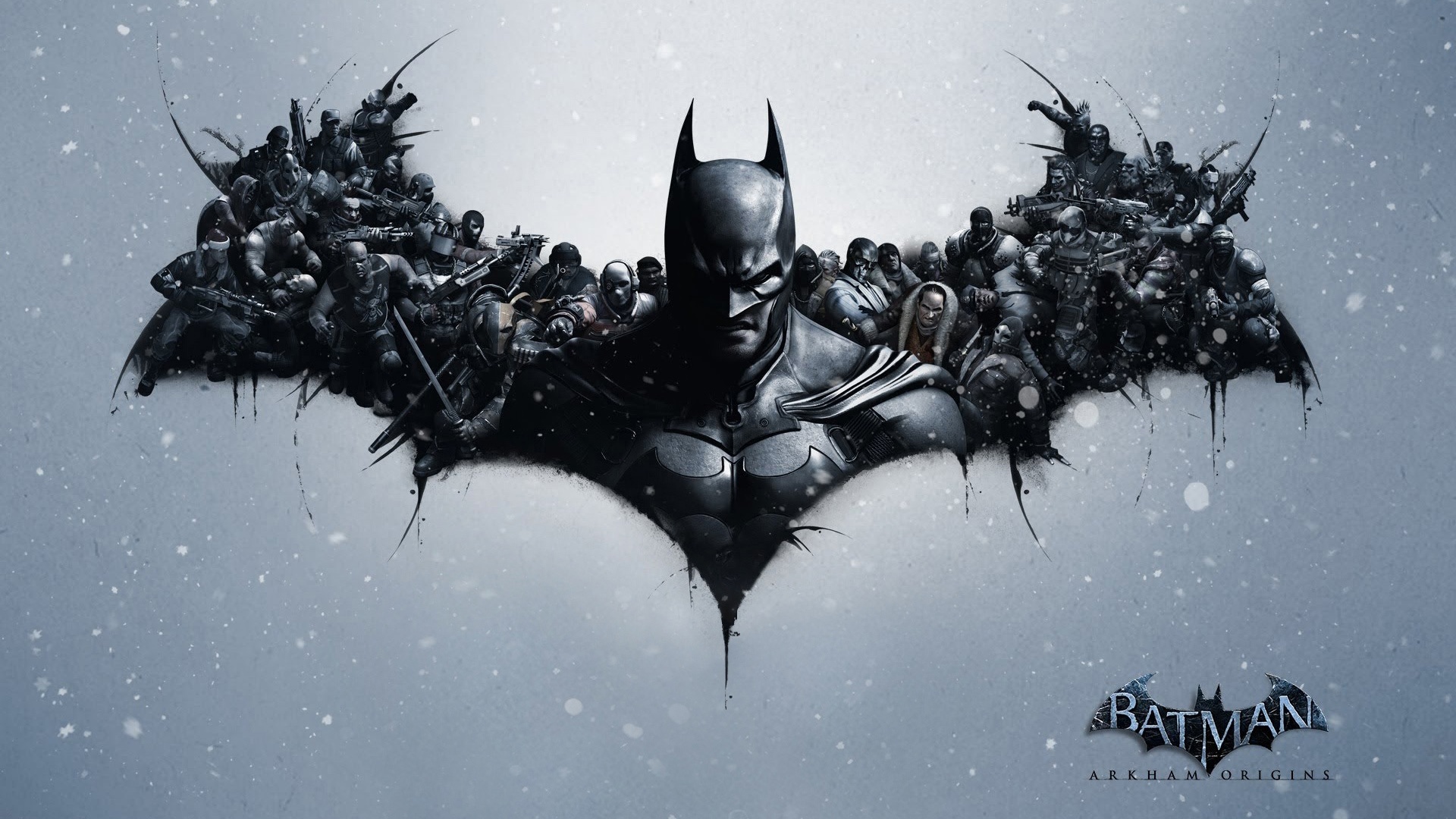 Batman: Arkham Origins, Batman Sign Wallpaper, 1920x1080 Full HD Desktop