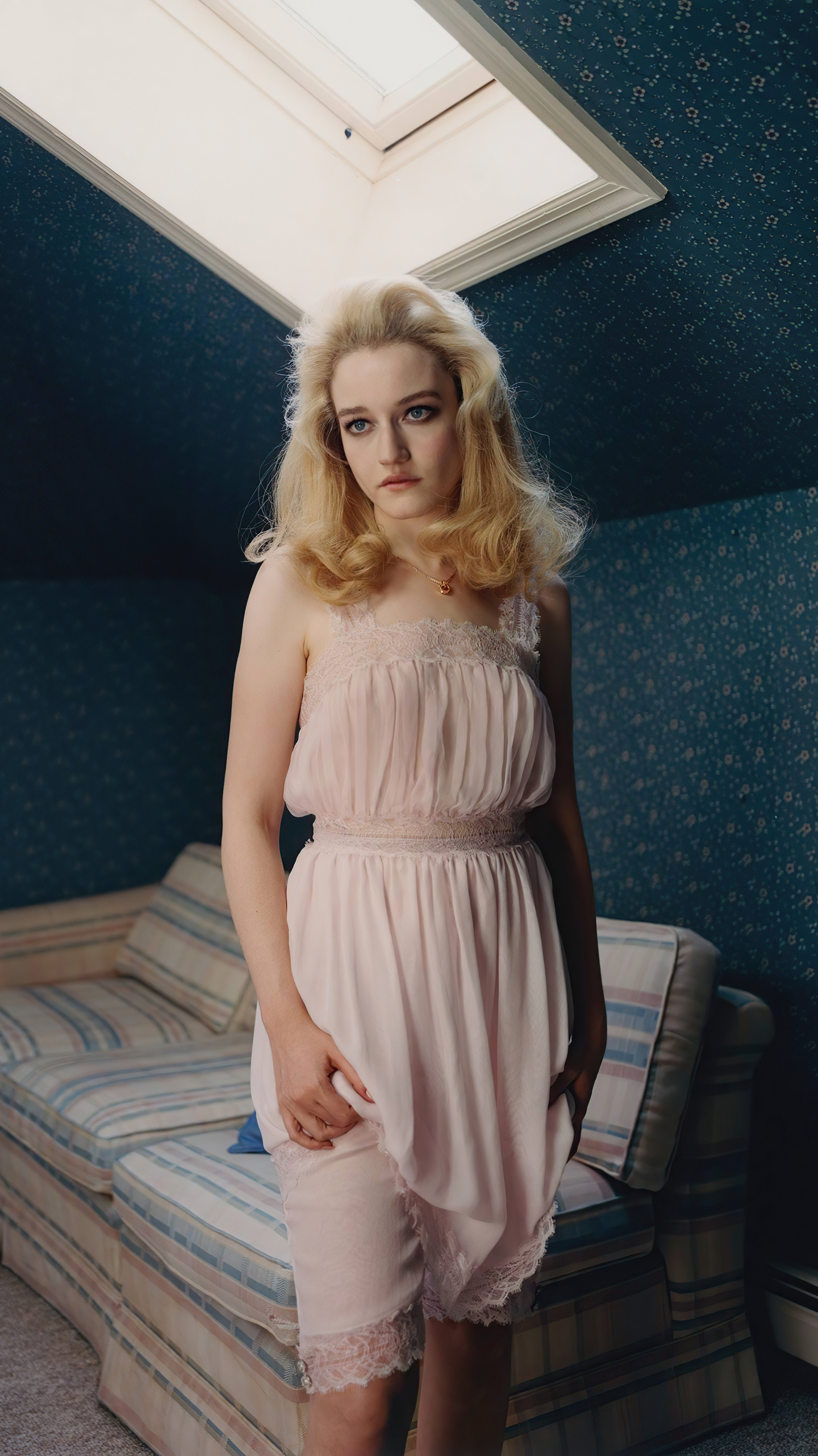 Julia Garner, W Magazine photoshoot, Galaxy and Pixel wallpaper, Mobile background, 1440x2560 HD Phone