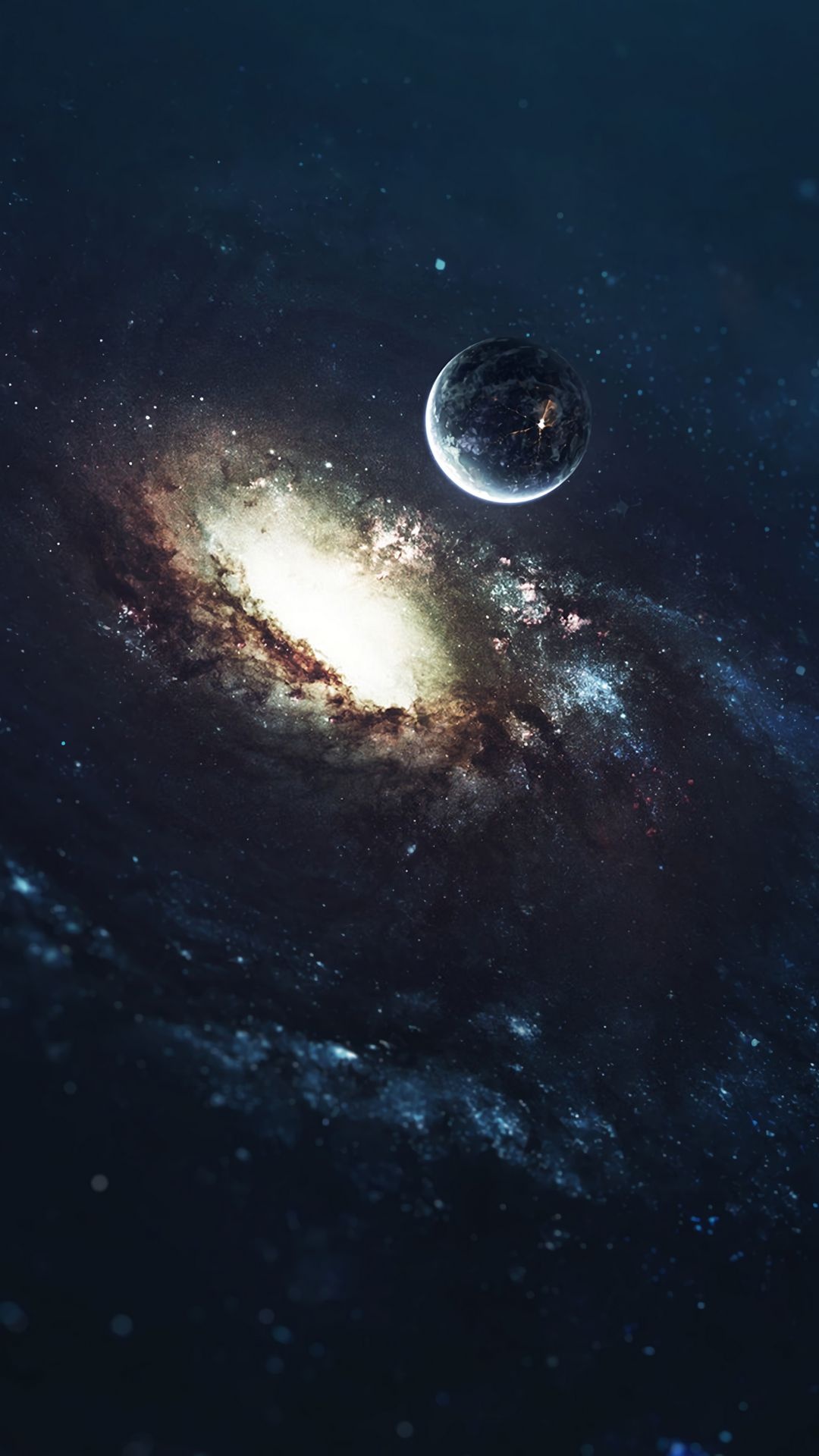 Spiral Galaxy, Universe Wallpaper, 1080x1920 Full HD Phone