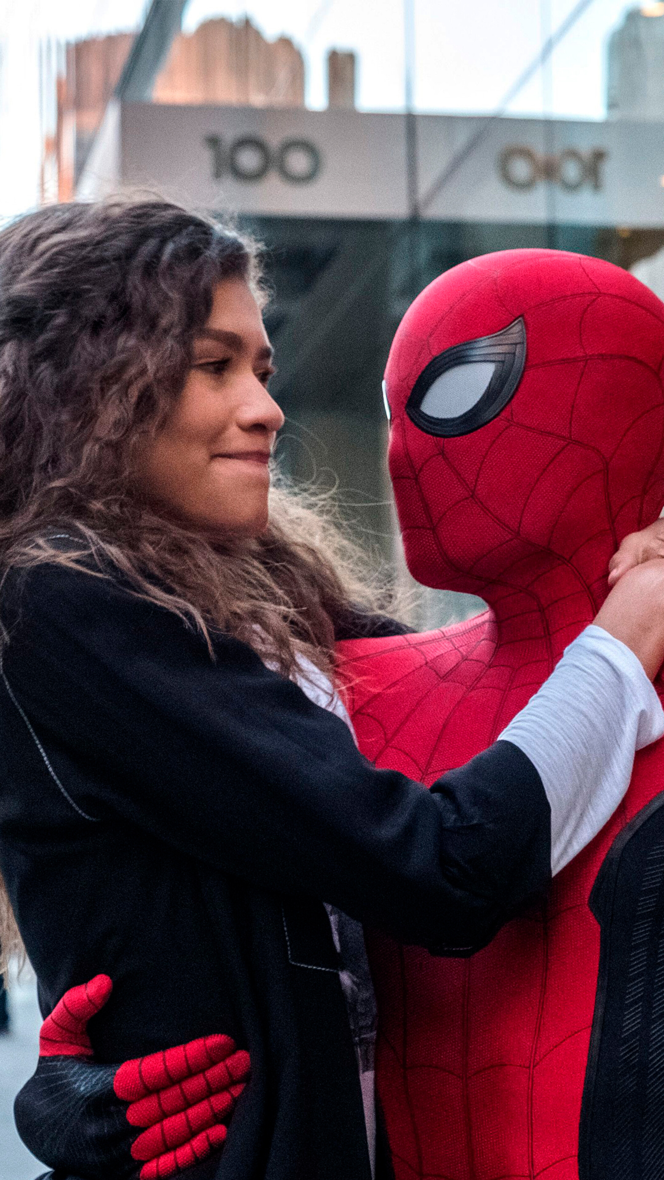 Spider-Man and MJ, Spider-Man: No Way Home Wallpaper, 2160x3840 4K Phone