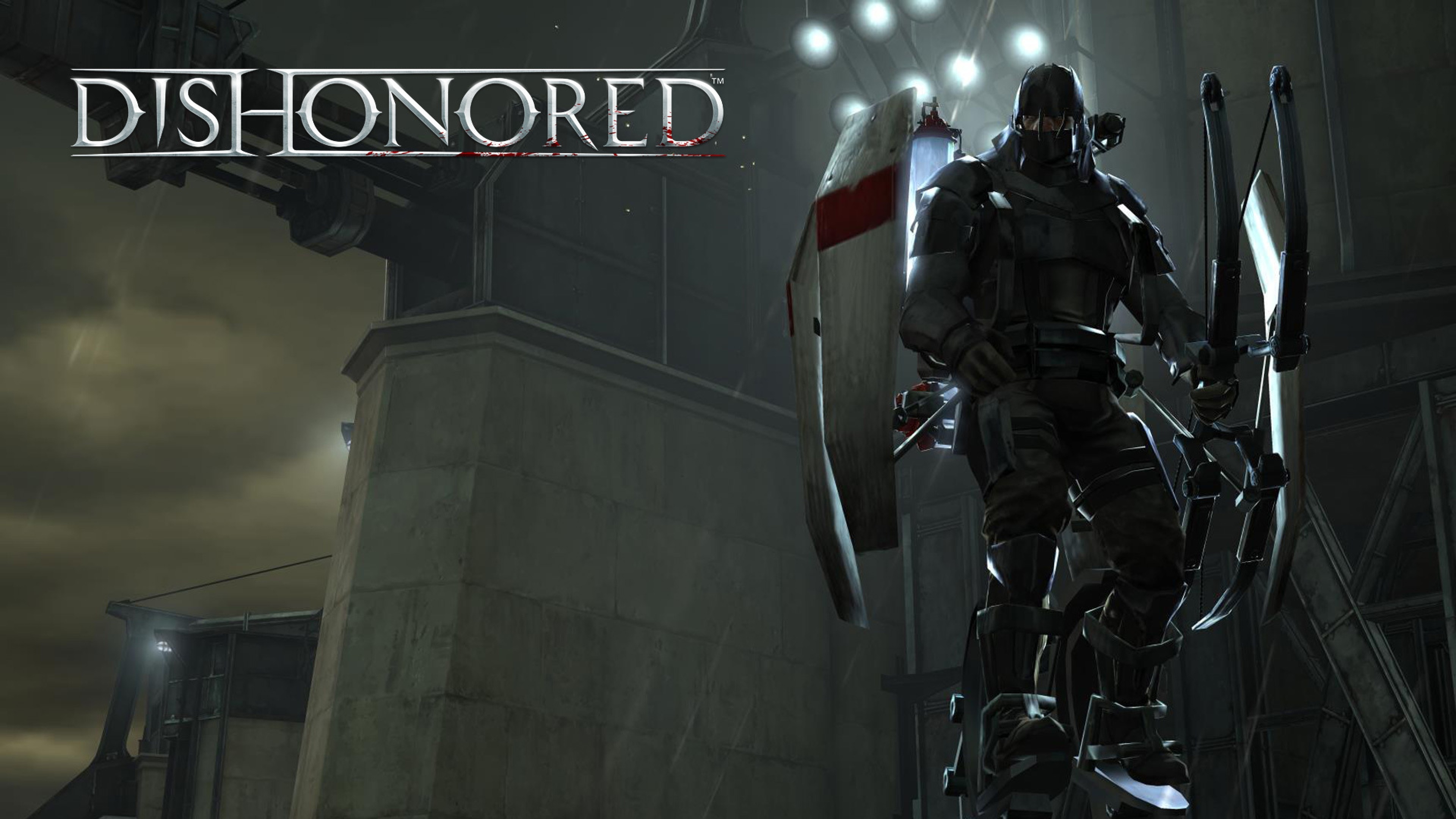 Dishonored 2, Stealth gameplay, Action-packed adventure, Epic gaming visuals, 3840x2160 4K Desktop