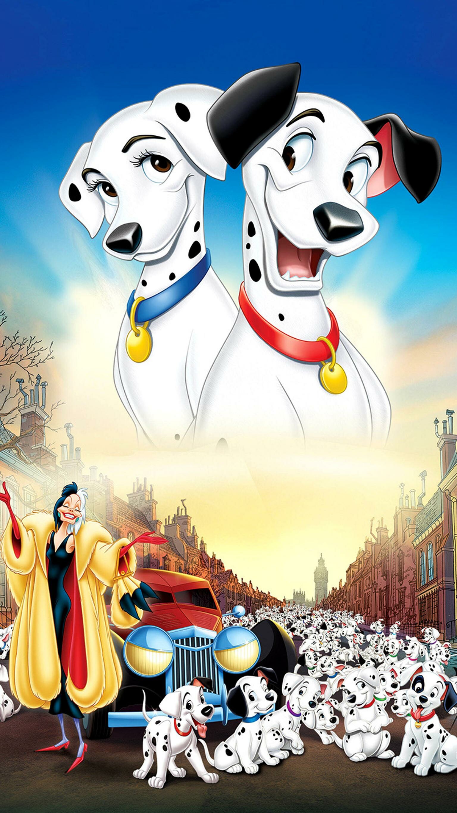 Dalmatian, Top free, Backgrounds, Disney, 1540x2740 HD Phone