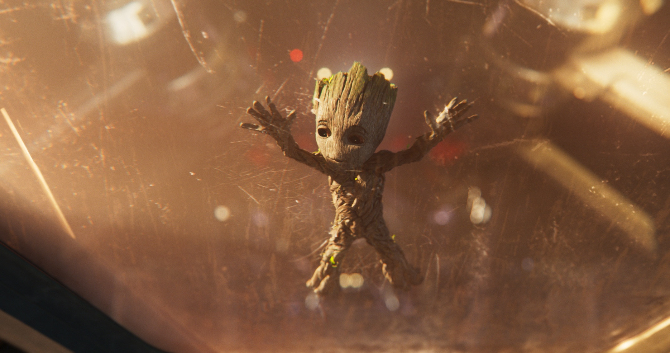 Dan Moore, Guardians of the Galaxy, Baby Groot, 2150x1140 HD Desktop