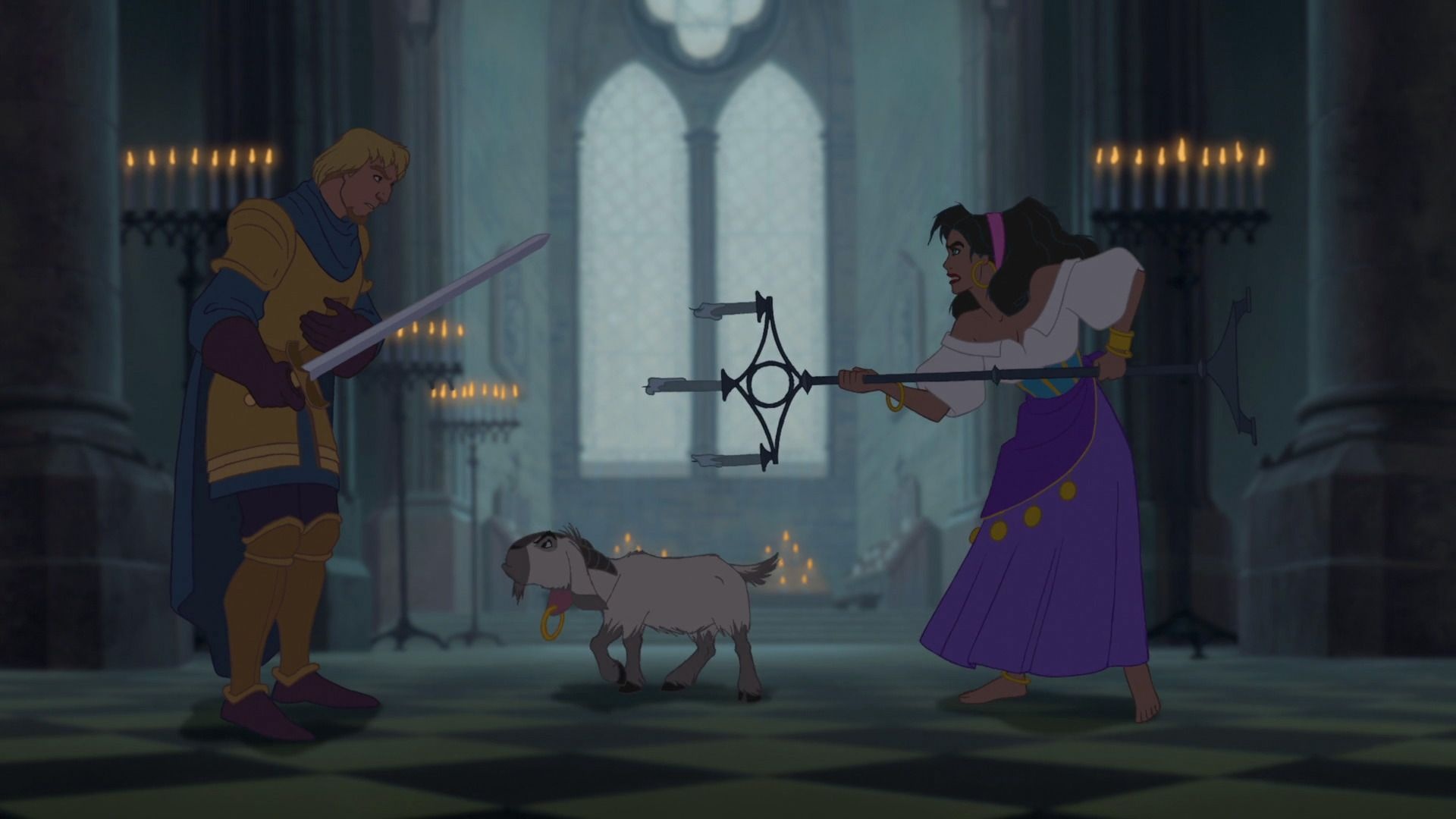 Disney art, Disney couples, Walt Disney Studios, Hunchback of Notre Dame, 1920x1080 Full HD Desktop