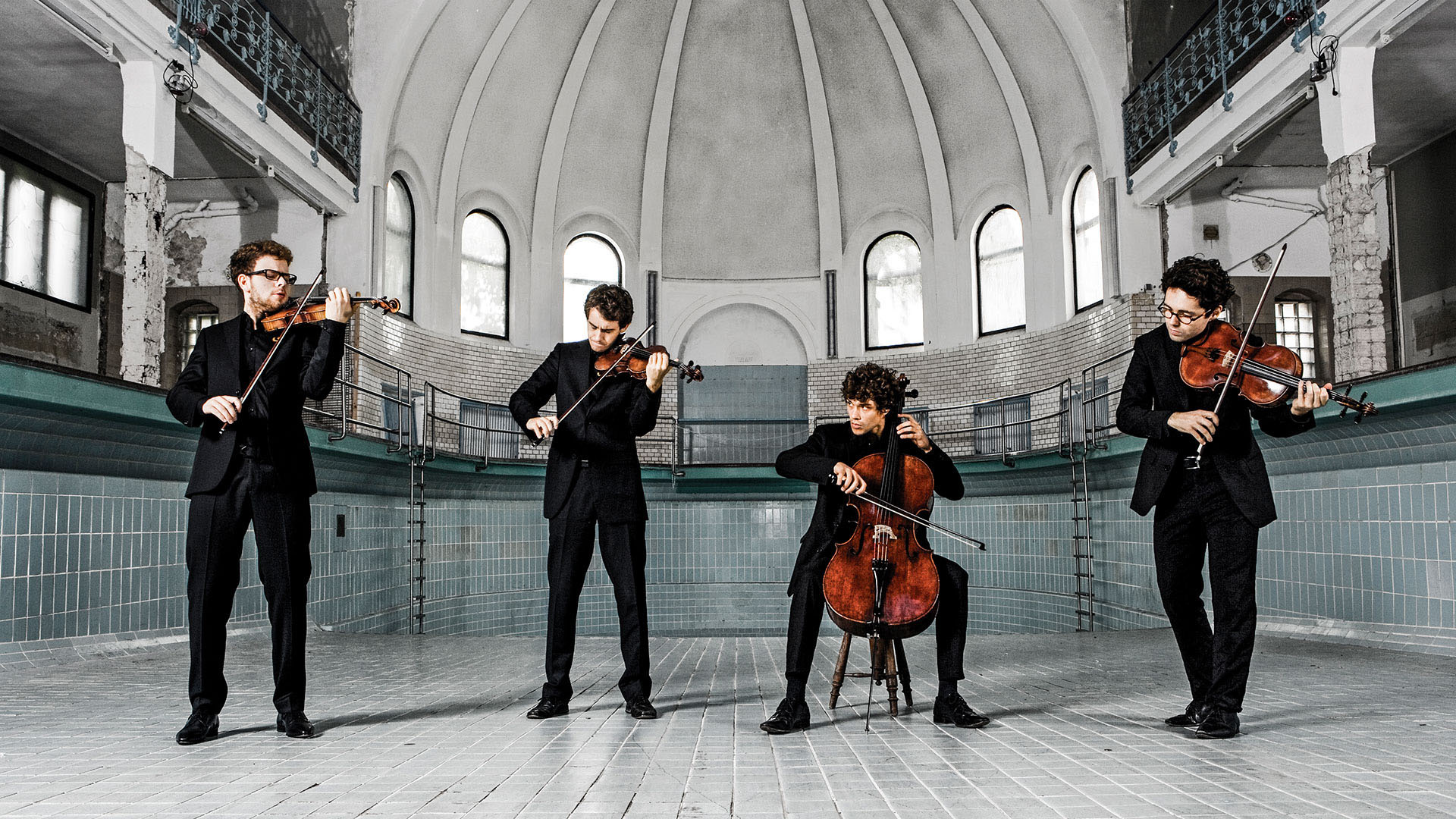 Chamber music, Basel ensemble, String quartet, Harmonious melodies, 1920x1080 Full HD Desktop