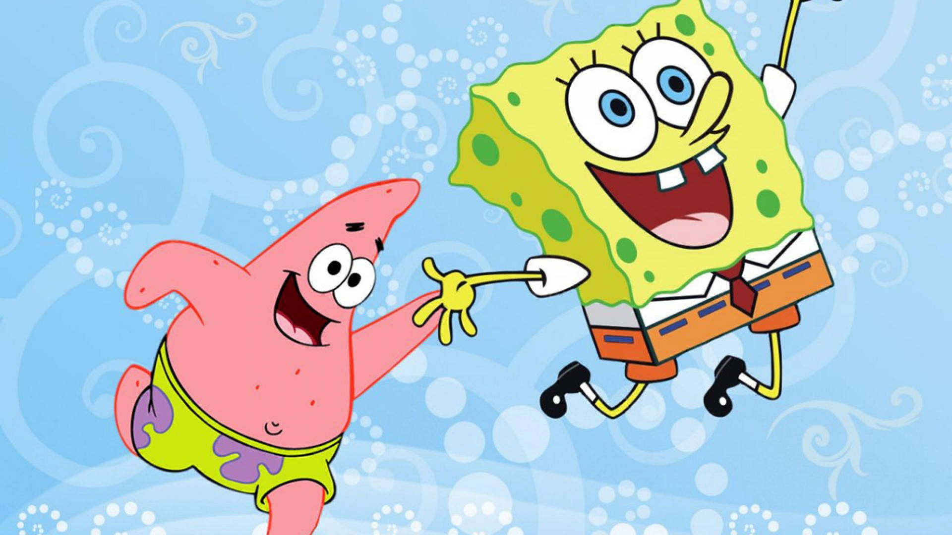 SpongeBob and Patrick, Cute Wallpaper, 1920x1080 Full HD Desktop