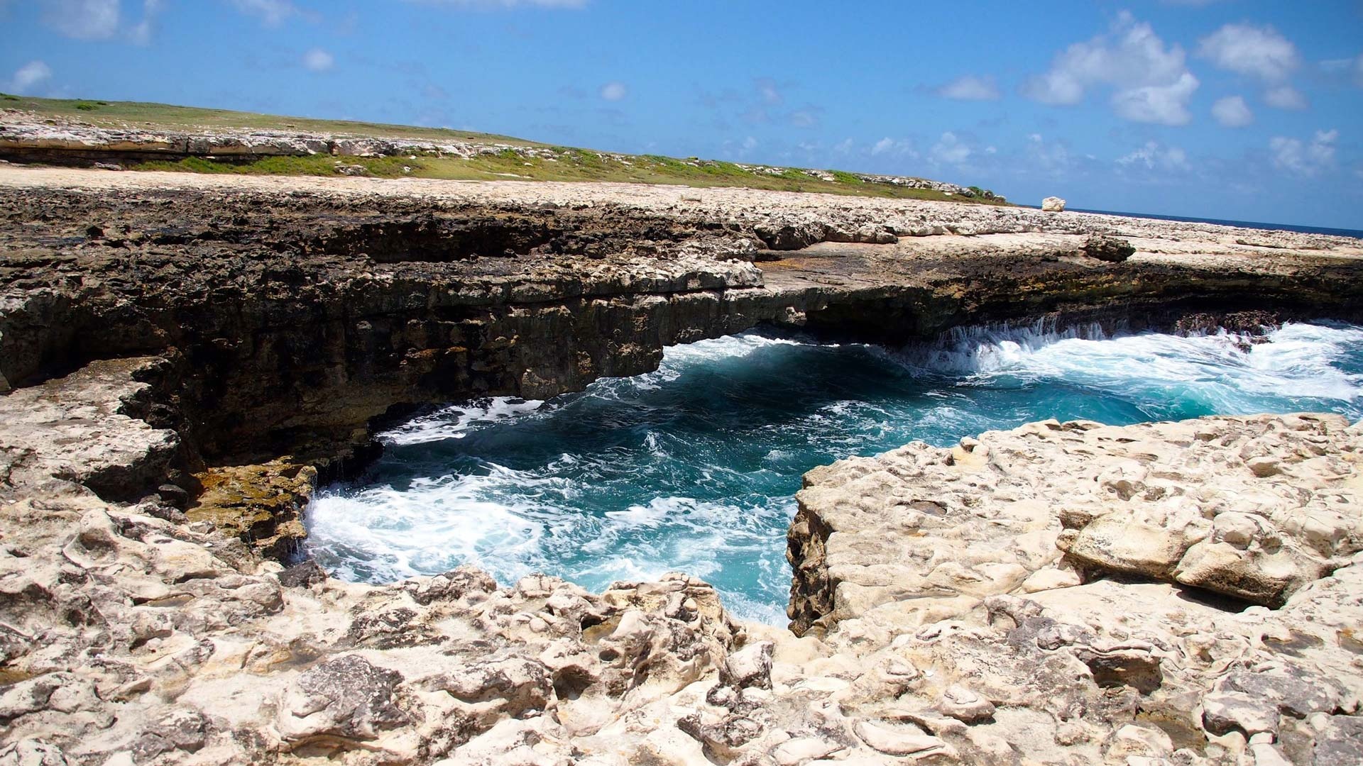 Devils bridge visit, Antigua and Barbuda, 1920x1080 Full HD Desktop