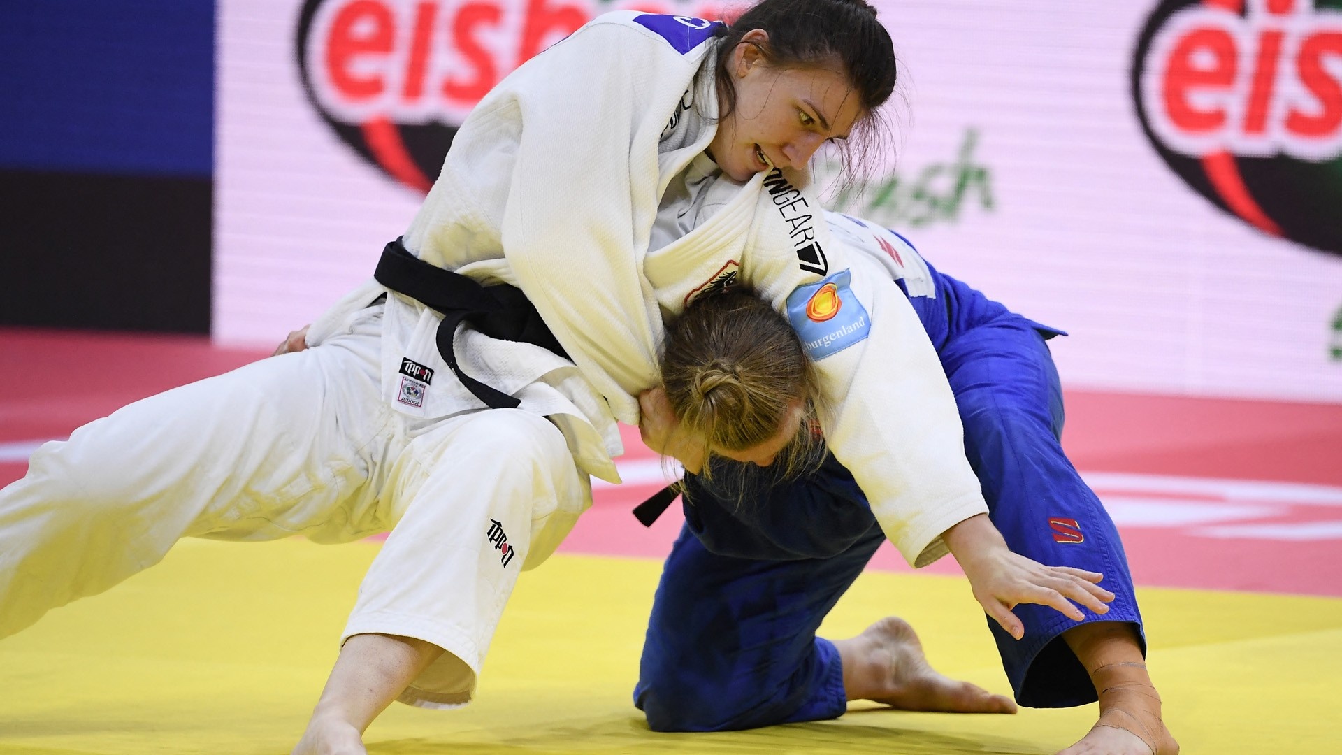 Ippon Judo championship, Michaela Polleres' bronze, Budapest success, Judo WM, 1920x1080 Full HD Desktop