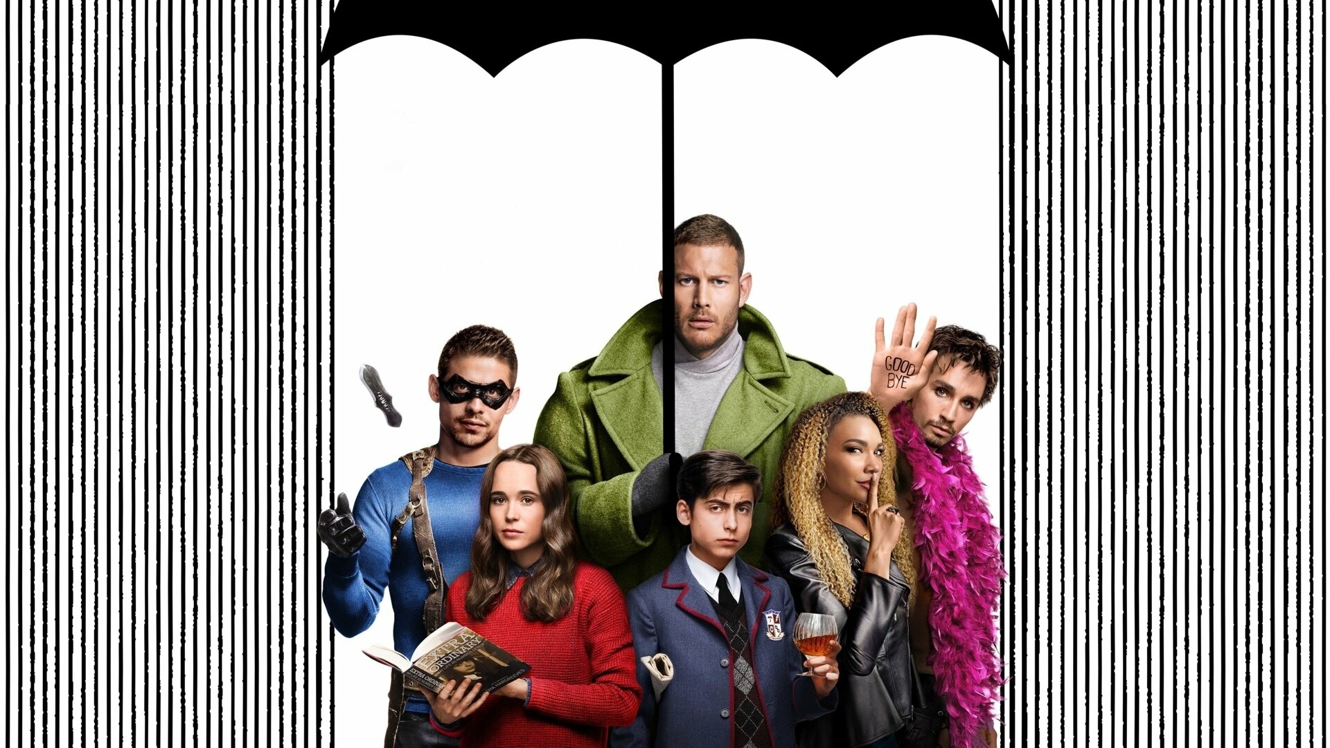 The Umbrella Academy, 4K ultra HD wallpapers, Striking imagery, High-definition artwork, 1920x1080 Full HD Desktop