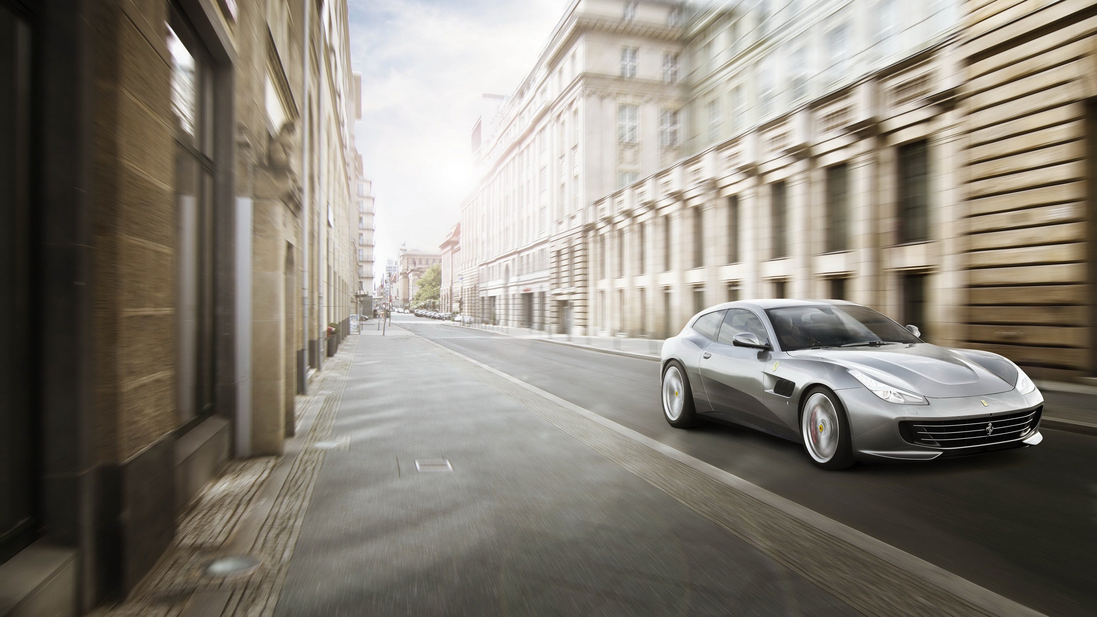 Ferrari GTC4 Lusso, Exhilarating performance, Breathtaking style, Unmatched luxury, 3840x2160 4K Desktop