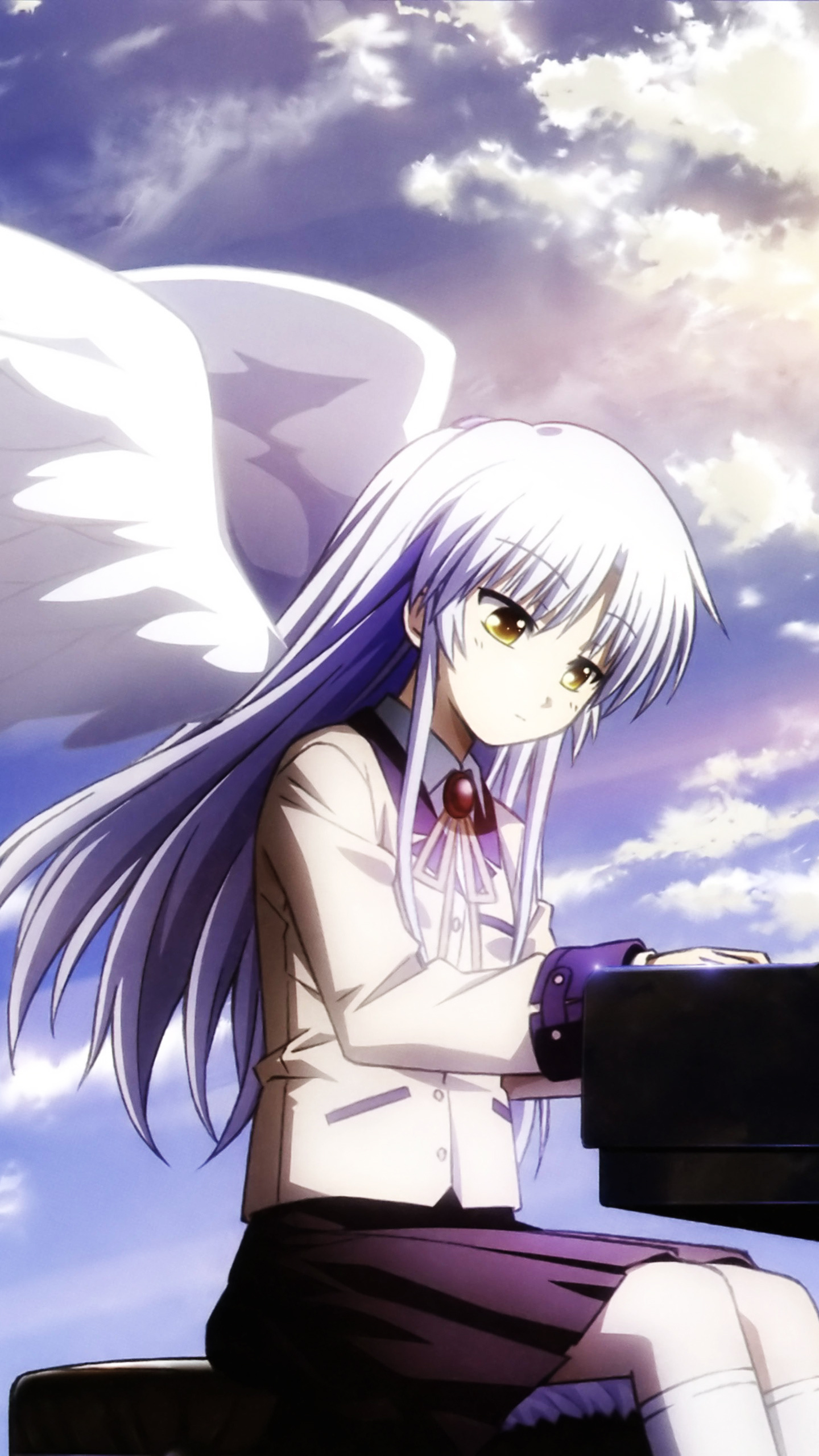 Angel Beats!, Forgotten Lair, Mobile Wallpapers, 1440x2560 HD Phone