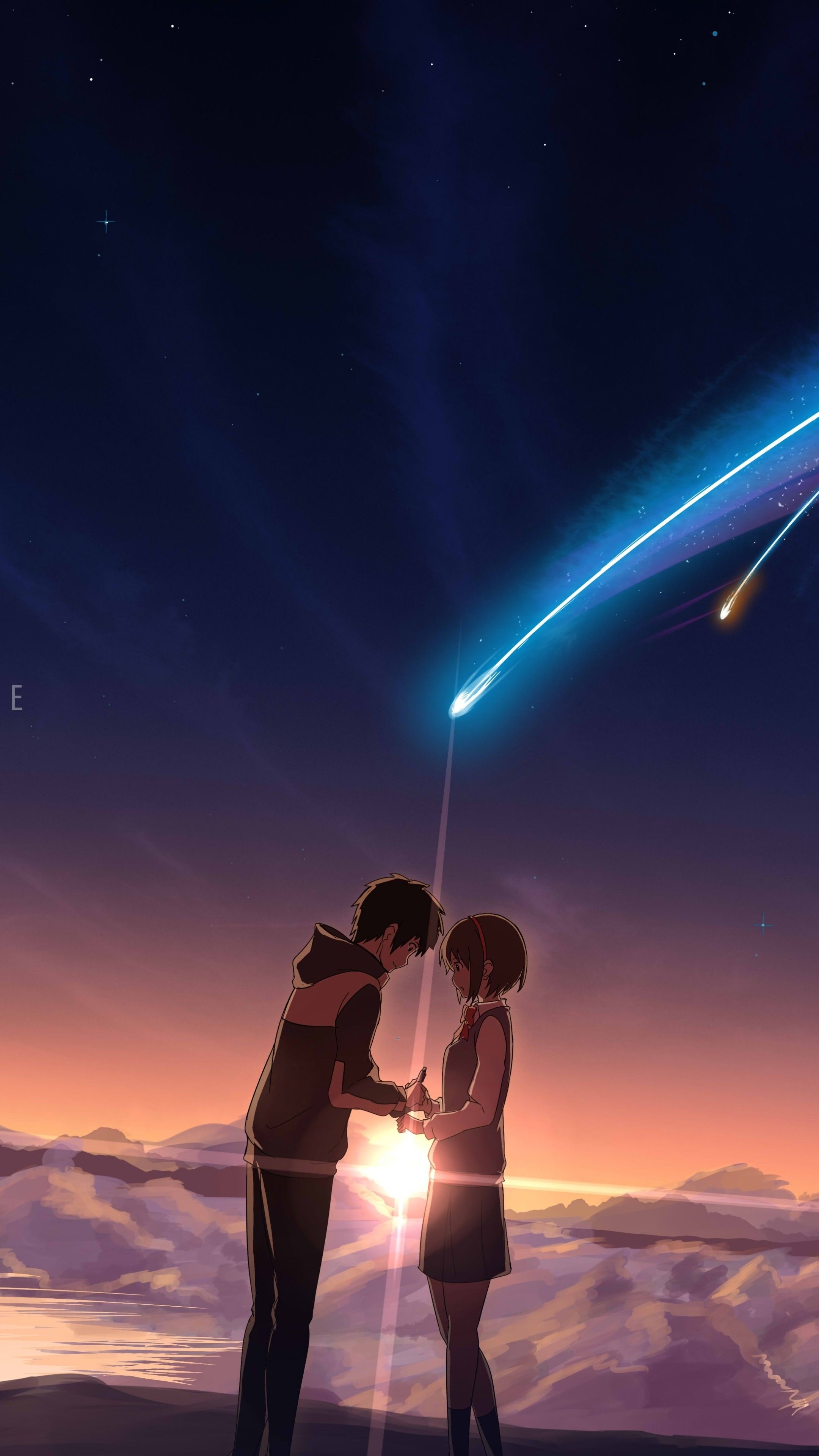 Your Name anime, Love Couples Wallpaper, 2160x3840 4K Phone
