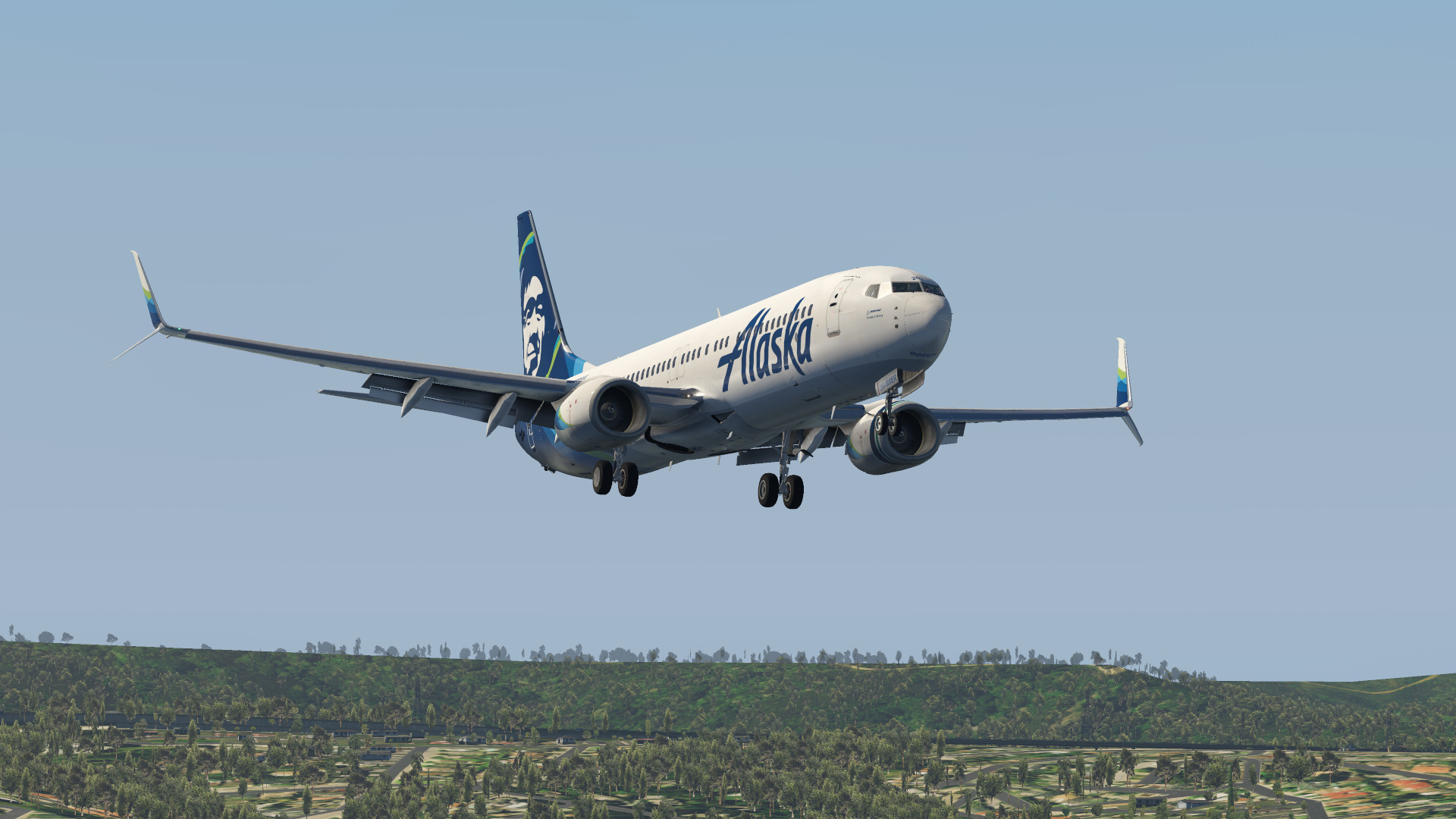 Alaska Airlines, 737-900 Ultimate, Aircraft skins, Livery pack, 1920x1080 Full HD Desktop