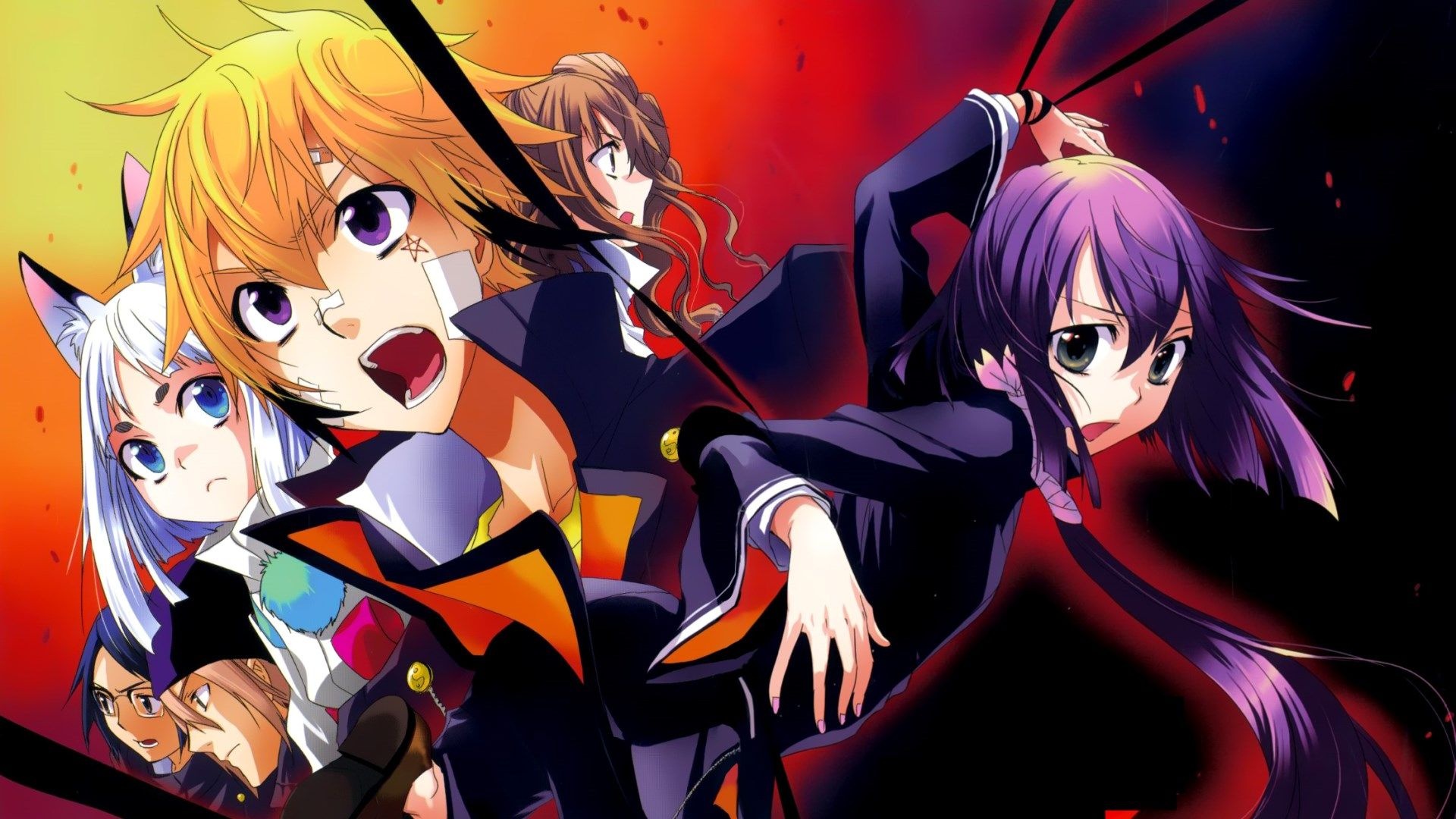 Tokyo Ravens, Anime, Cartoon style, Epic battles, 1920x1080 Full HD Desktop
