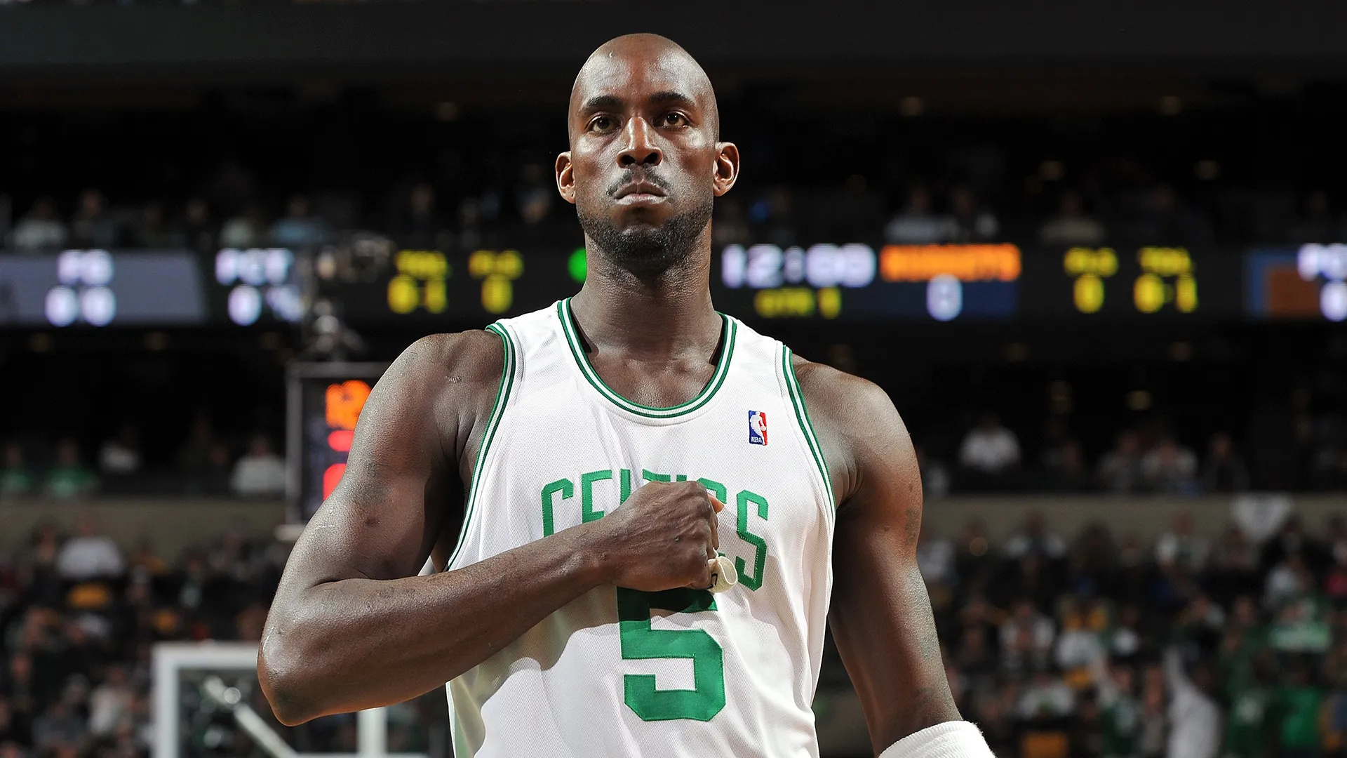 Kevin Garnett, Retiring jersey, Boston Celtics, 1920x1080 Full HD Desktop