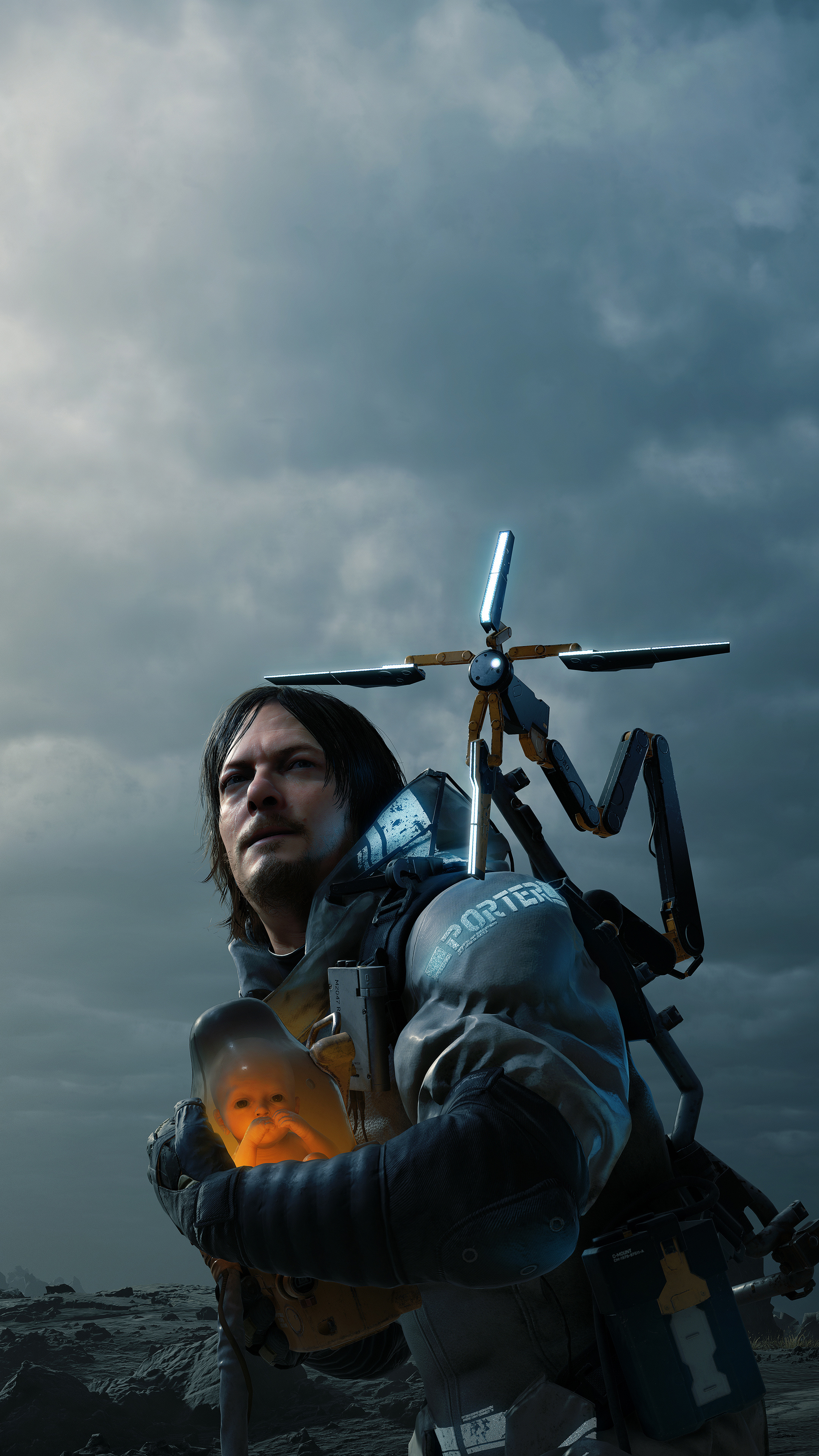 Death Stranding, Sam Porter, Sony Xperia, High-definition, 2160x3840 4K Phone