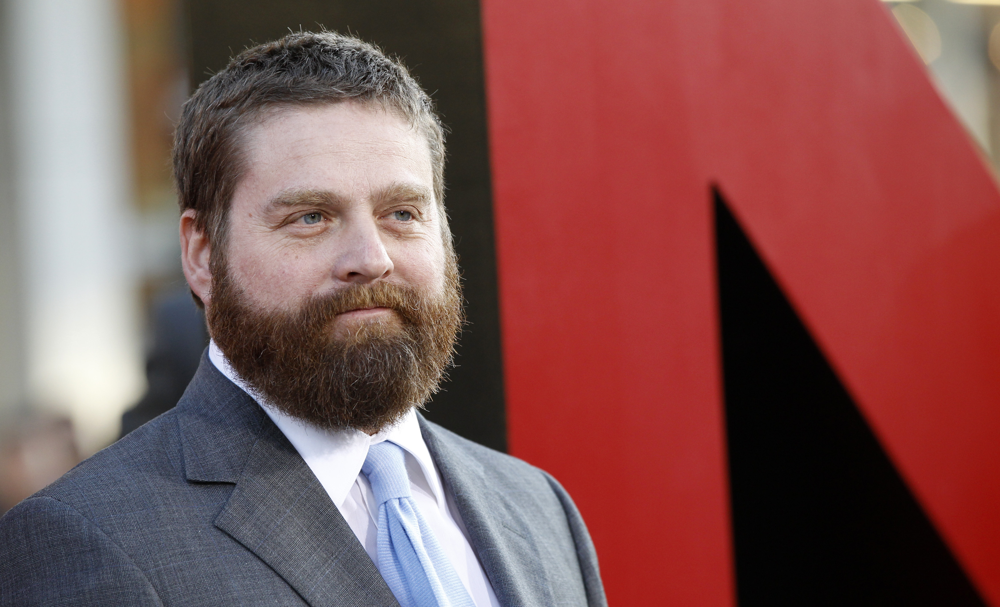 Zach Galifianakis, HD wallpaper, Background image, 3500x2130 HD Desktop