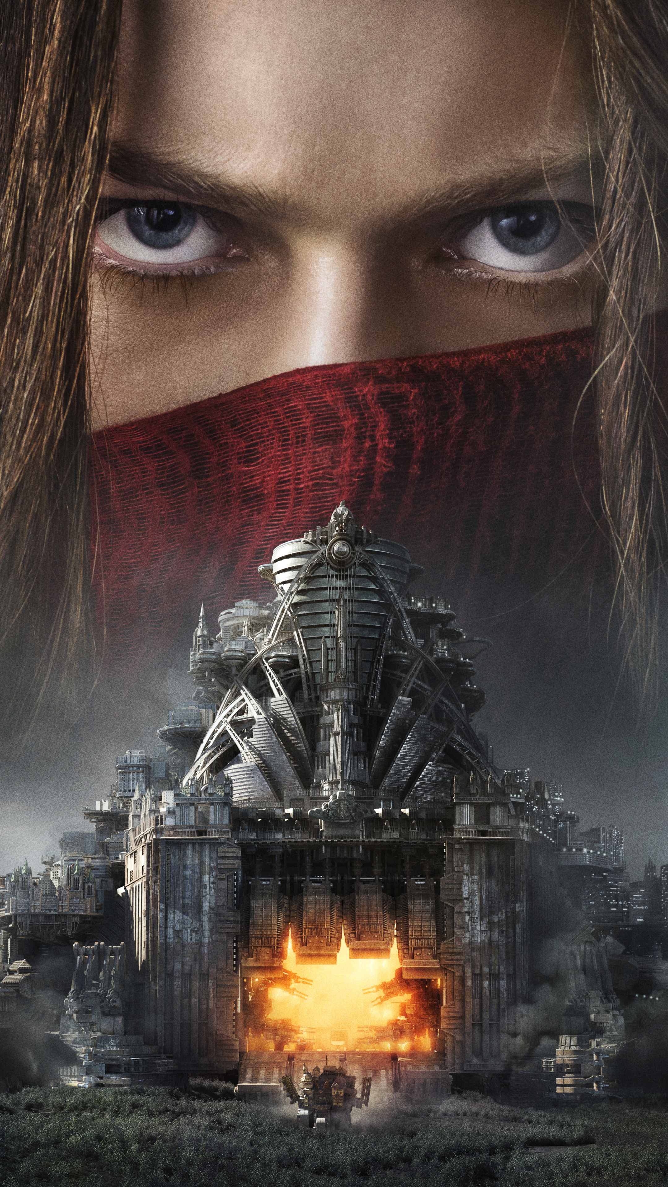 Mortal Engines movie 8K, Sony Xperia X, HD wallpapers, Breathtaking visuals, 2160x3840 4K Phone