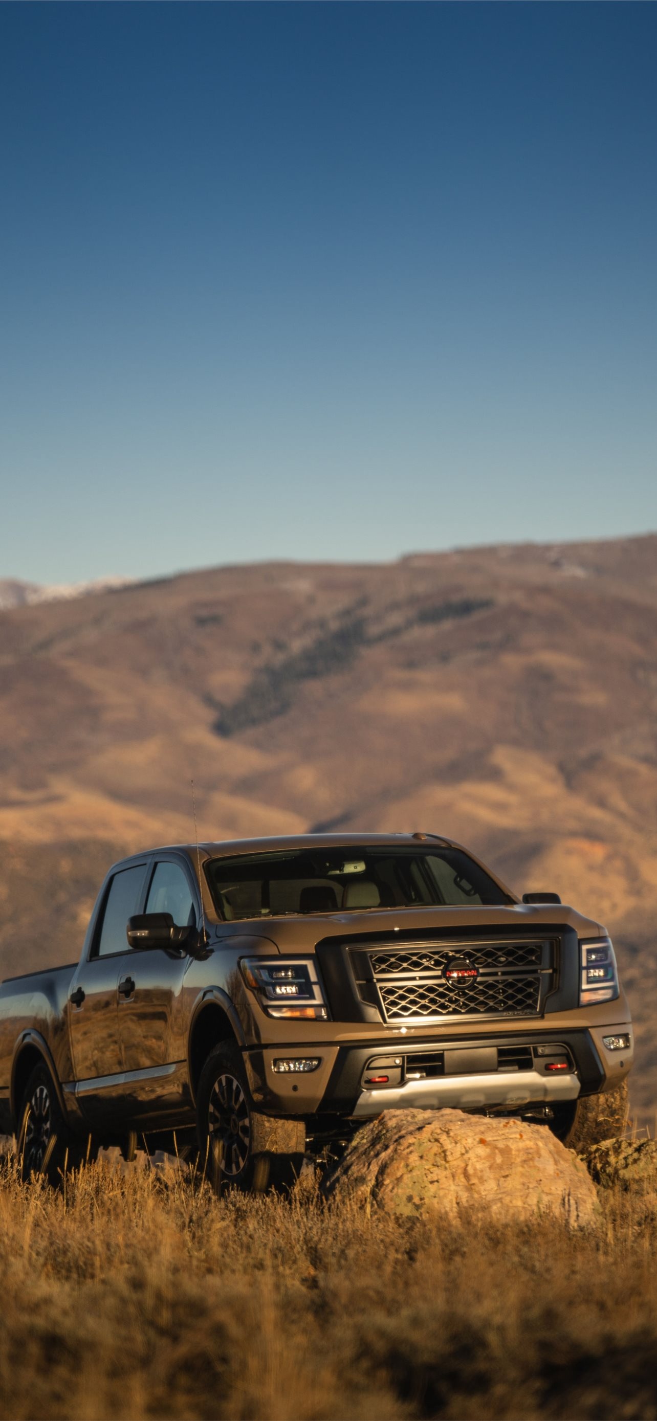 Titan XD, Nissan Frontier Wallpaper, 1290x2780 HD Phone