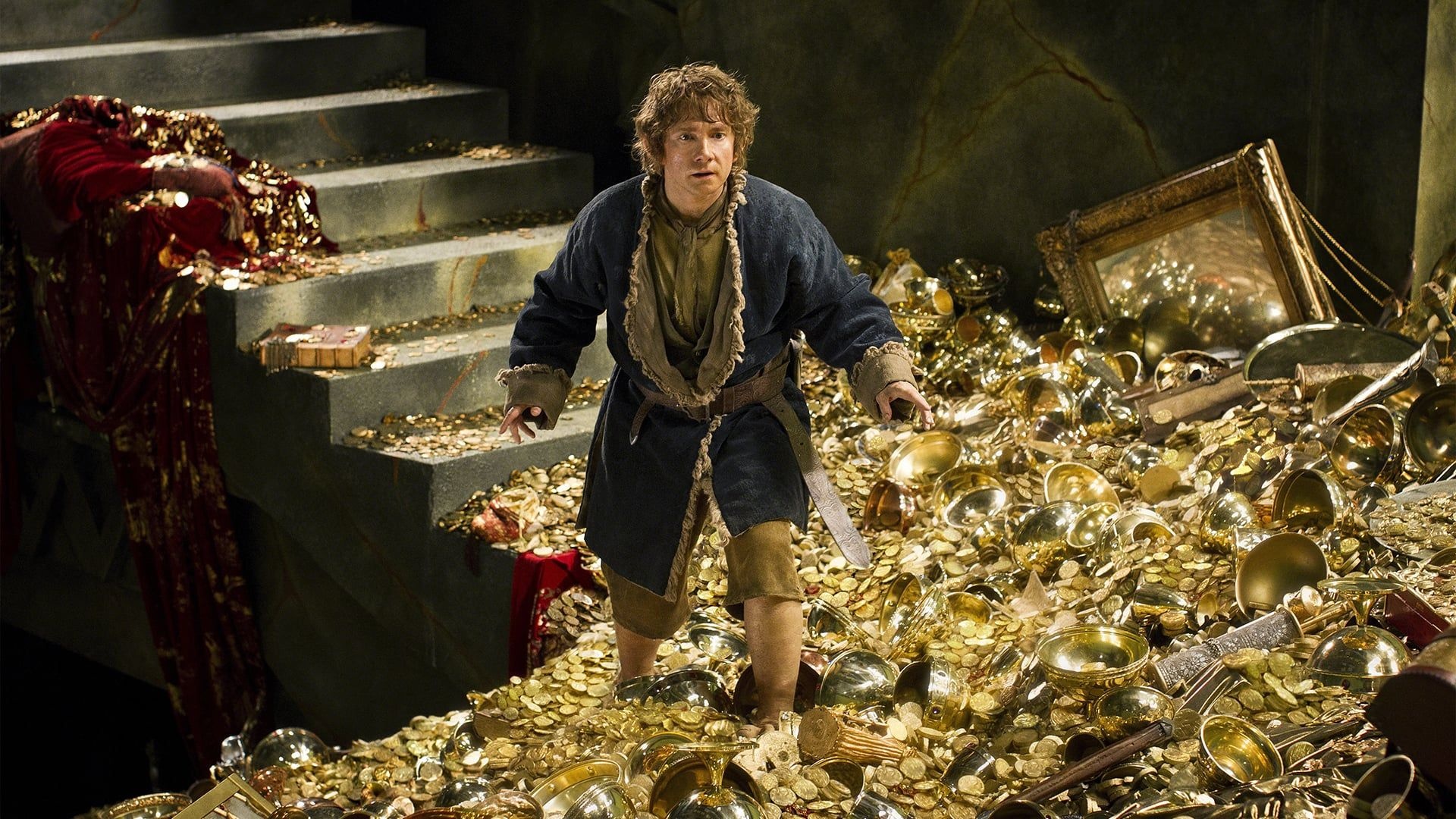 Desolation of Smaug, Gefahrten, Unexpected journey, Bilbo Baggins, 1920x1080 Full HD Desktop