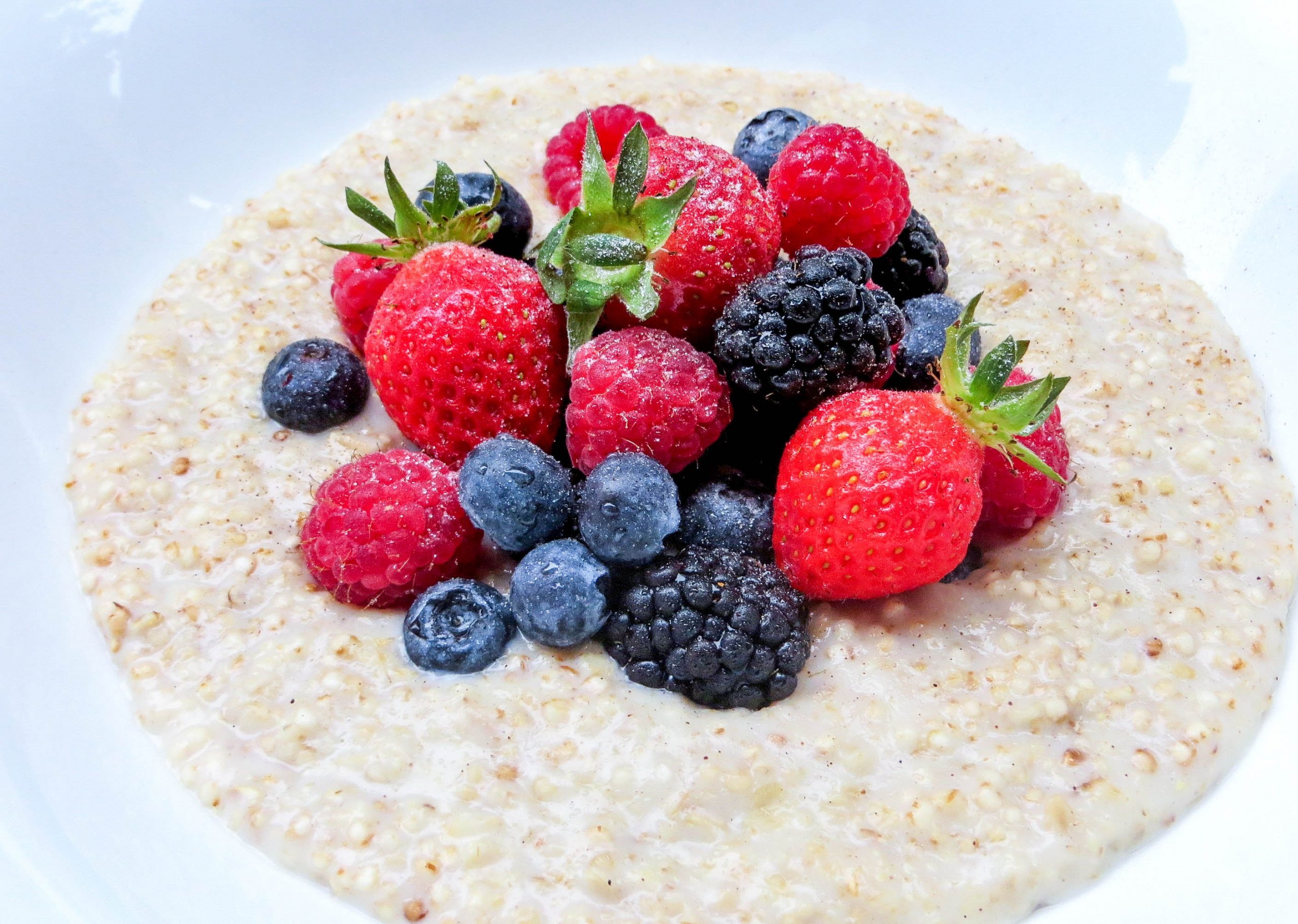 Quinoa, Porridge mit Beeren, Food with Love, Thermomix, 2560x1830 HD Desktop