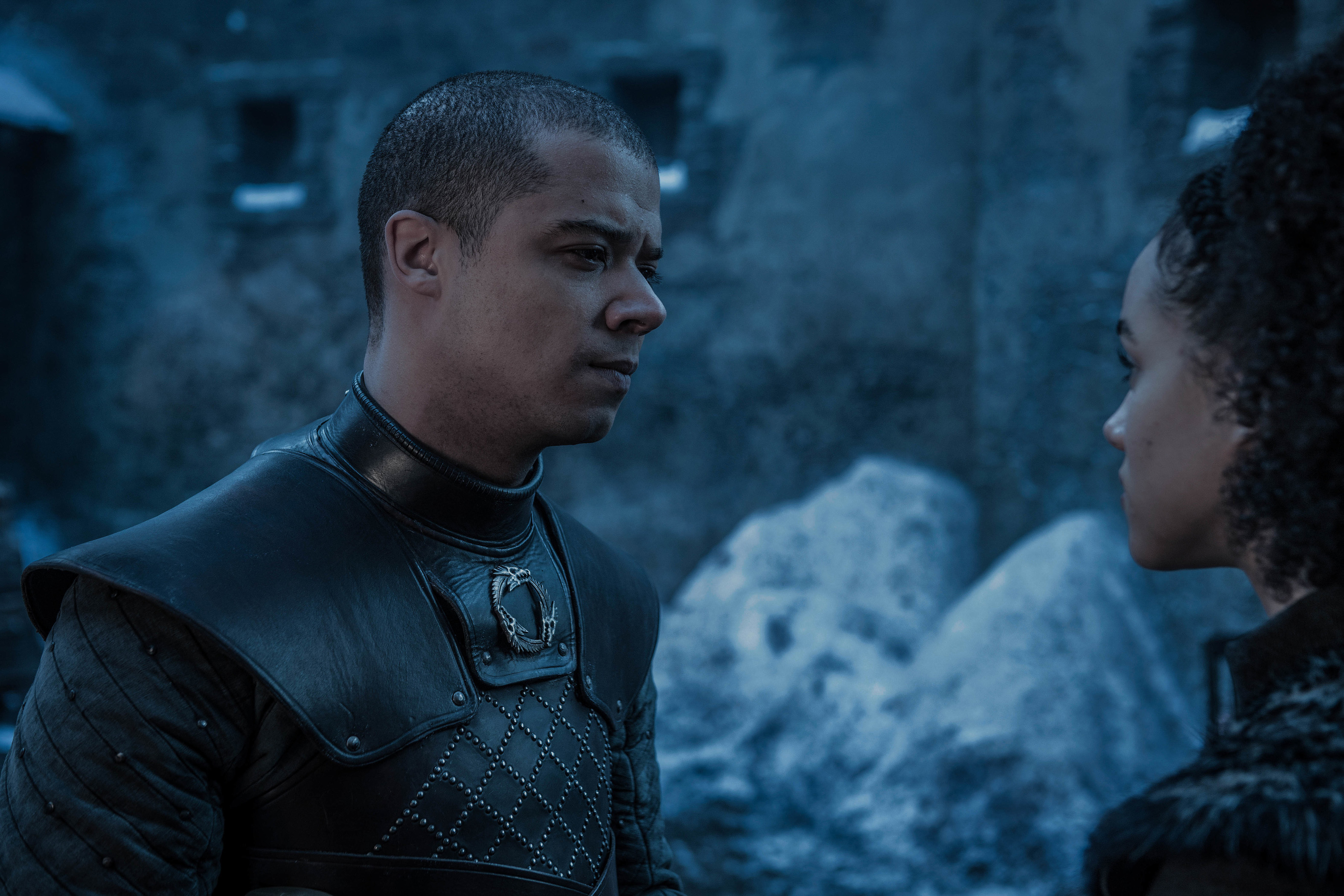 Jacob Anderson, Grey Worm's plan, Game of Thrones, 3150x2100 HD Desktop