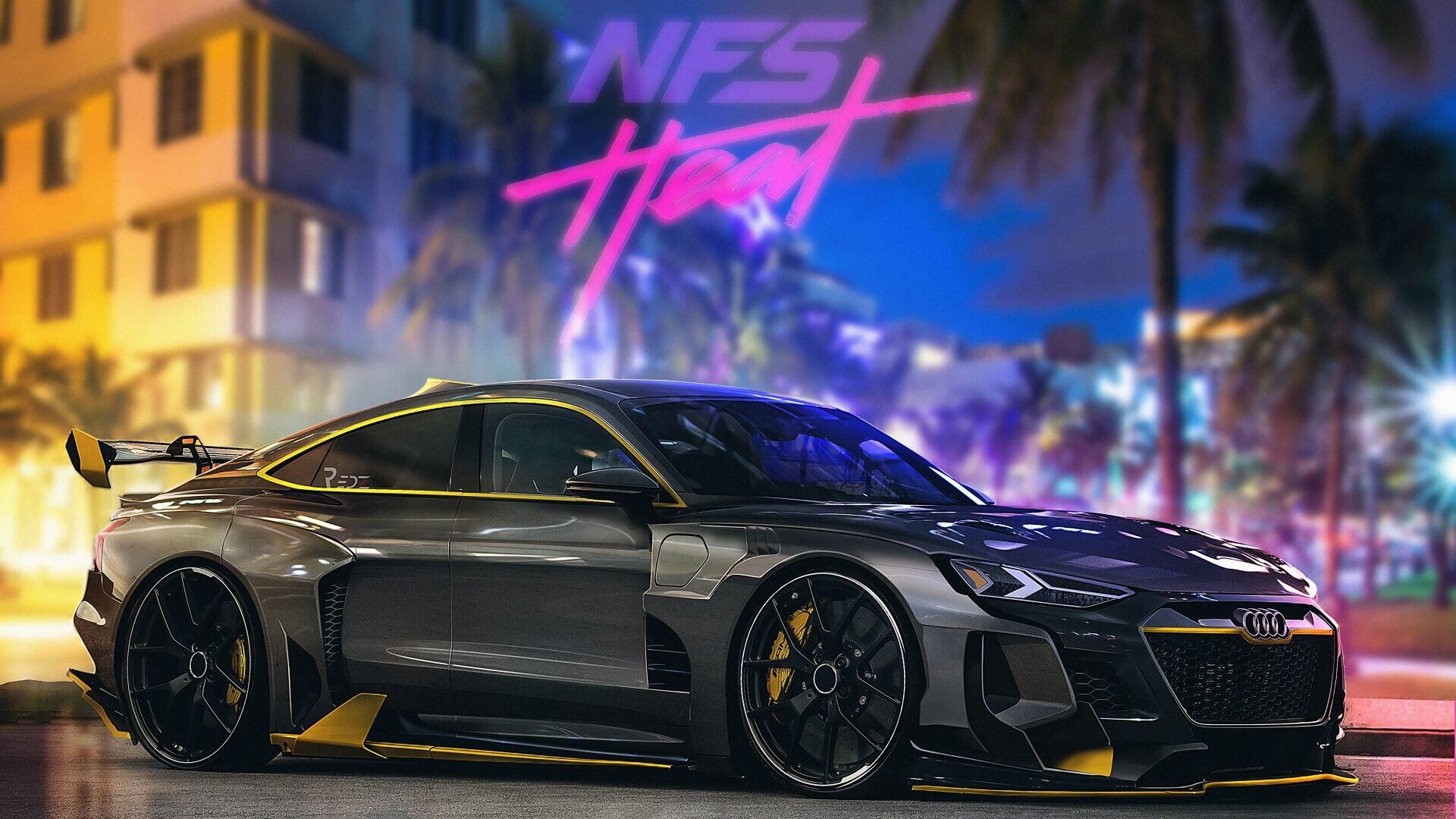 Sleek Audi design, Iconic emblem, Refined aesthetics, Automotive excellence, 1920x1080 Full HD Desktop