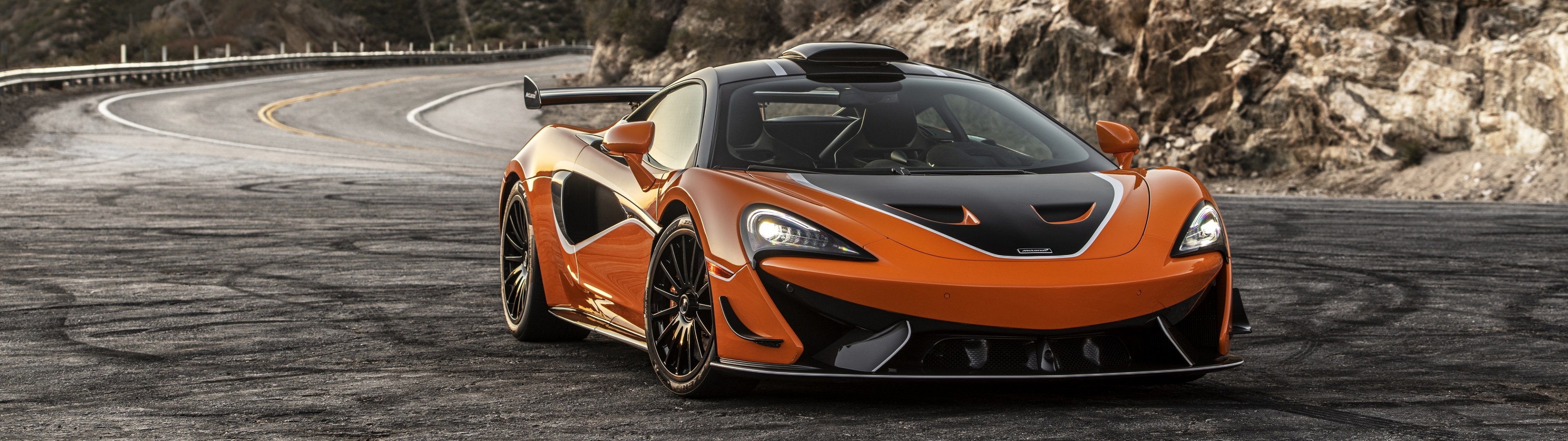 McLaren 620R, 4K wallpaper, 2021 model, Cars, 3840x1080 Dual Screen Desktop
