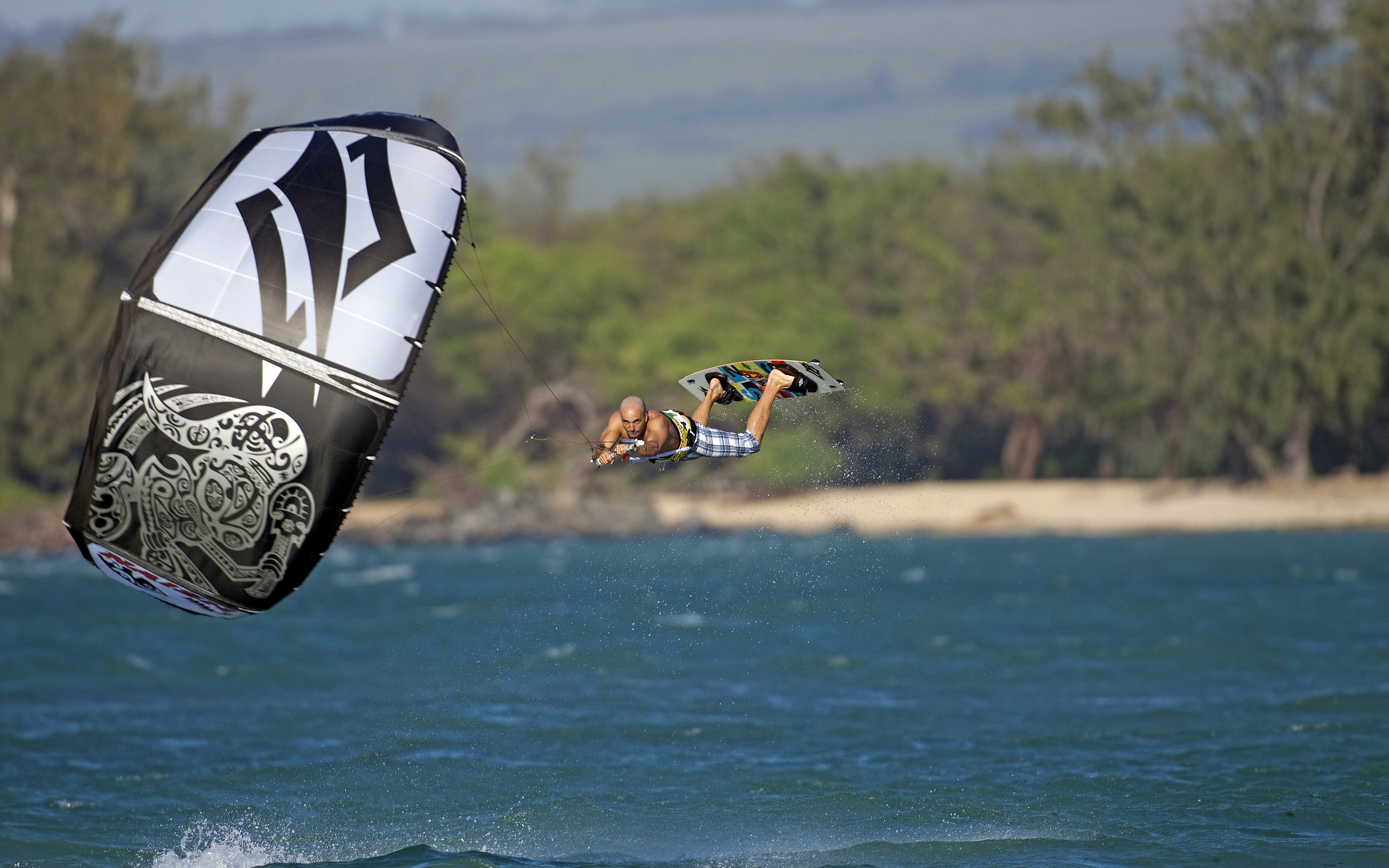 Kiteboarding HD wallpapers, Stunning tricks, Seaside bliss, Water sports, 2560x1600 HD Desktop