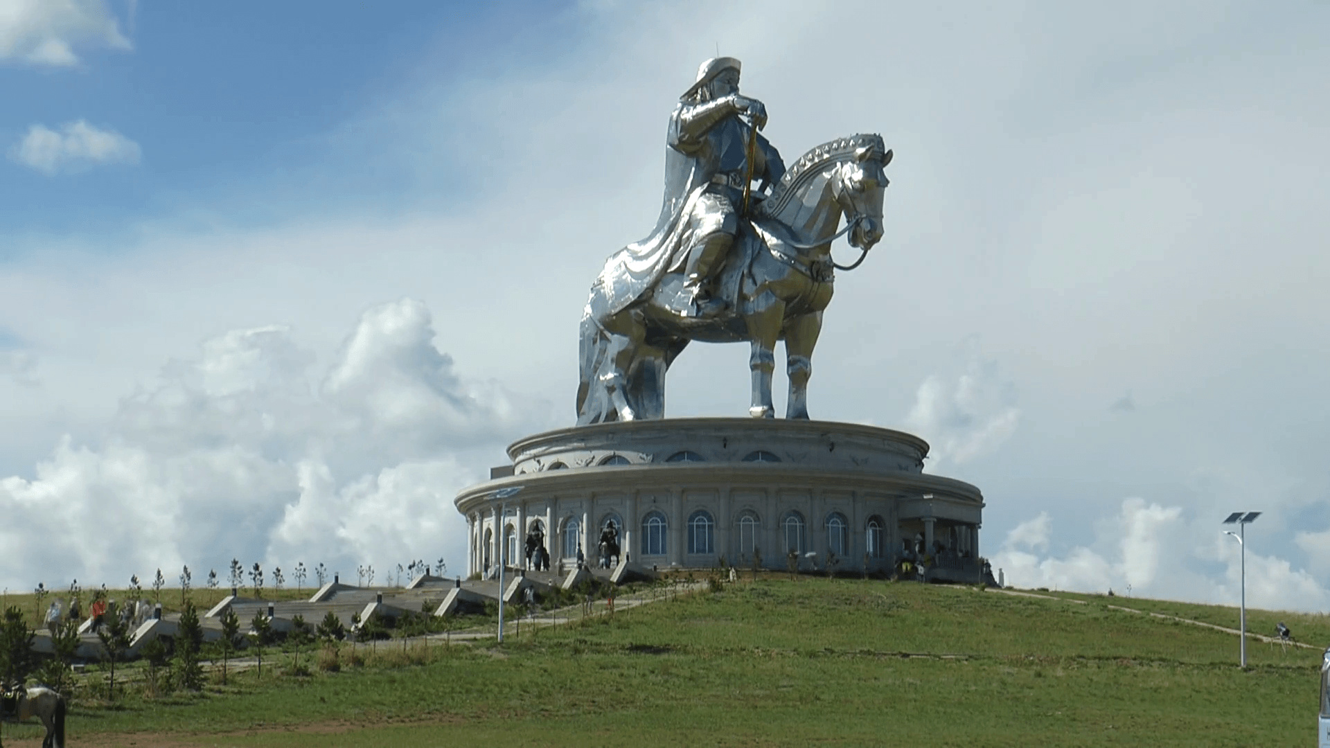 Genghis Khan statue, Mongolian adventure, Authentic experience, Cultural landmark, 1920x1080 Full HD Desktop