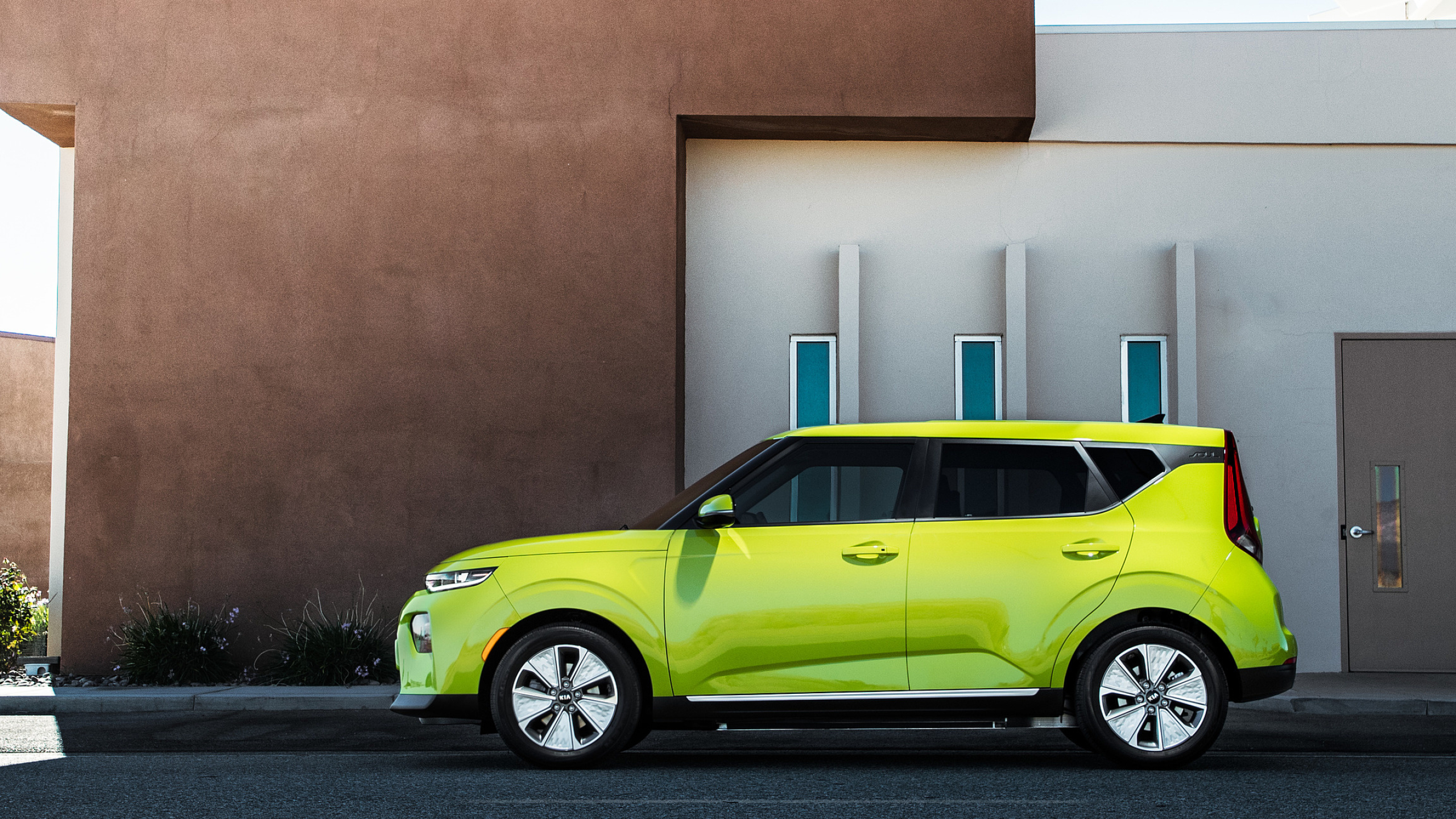 Kia Soul EV, Side profile, Digital art, Kia Xceed, 2560x1440 HD Desktop