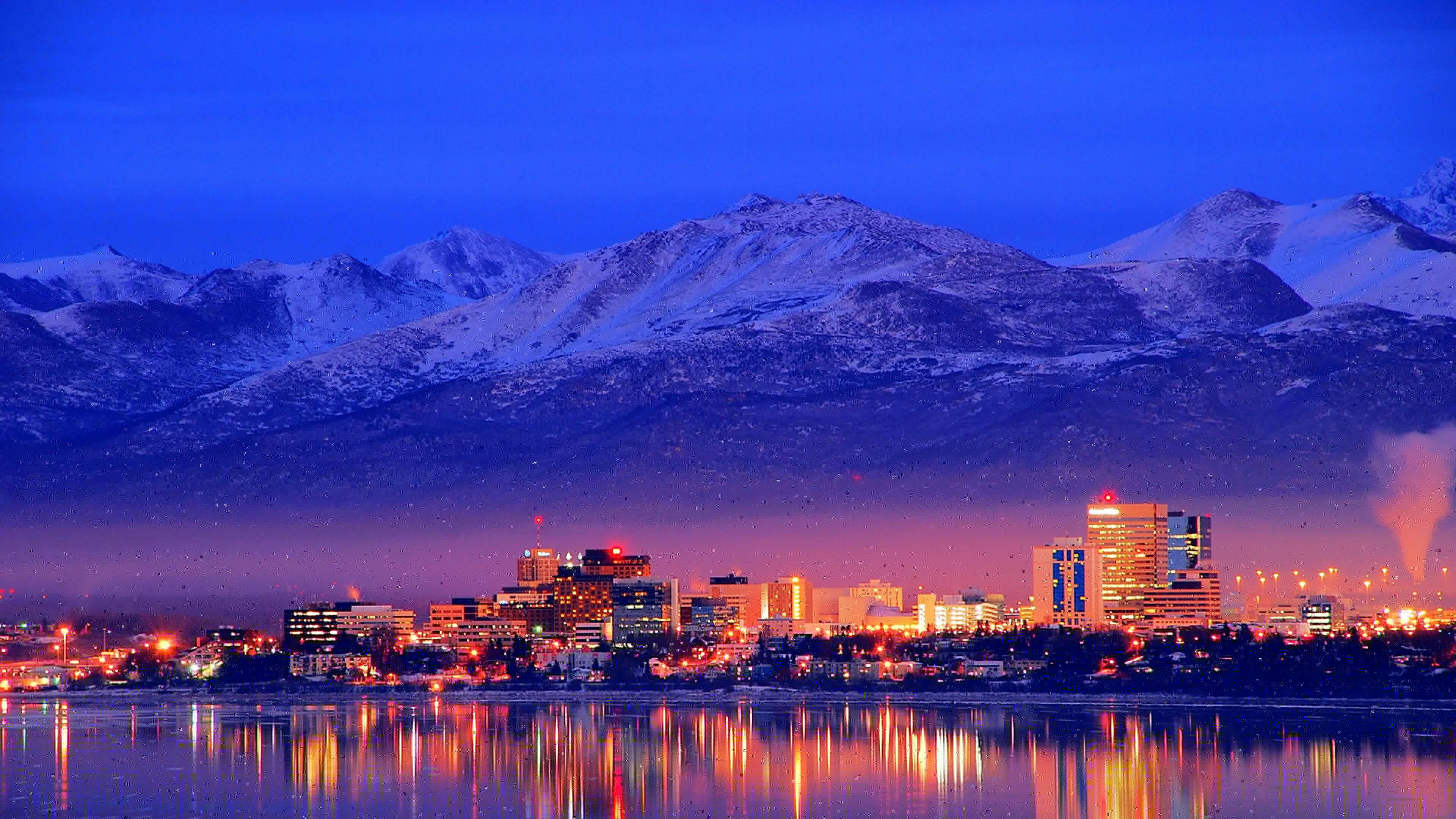 Anchorage HD wallpaper, Incredible landscapes, Desktop decoration, Digital art, 3840x2160 4K Desktop