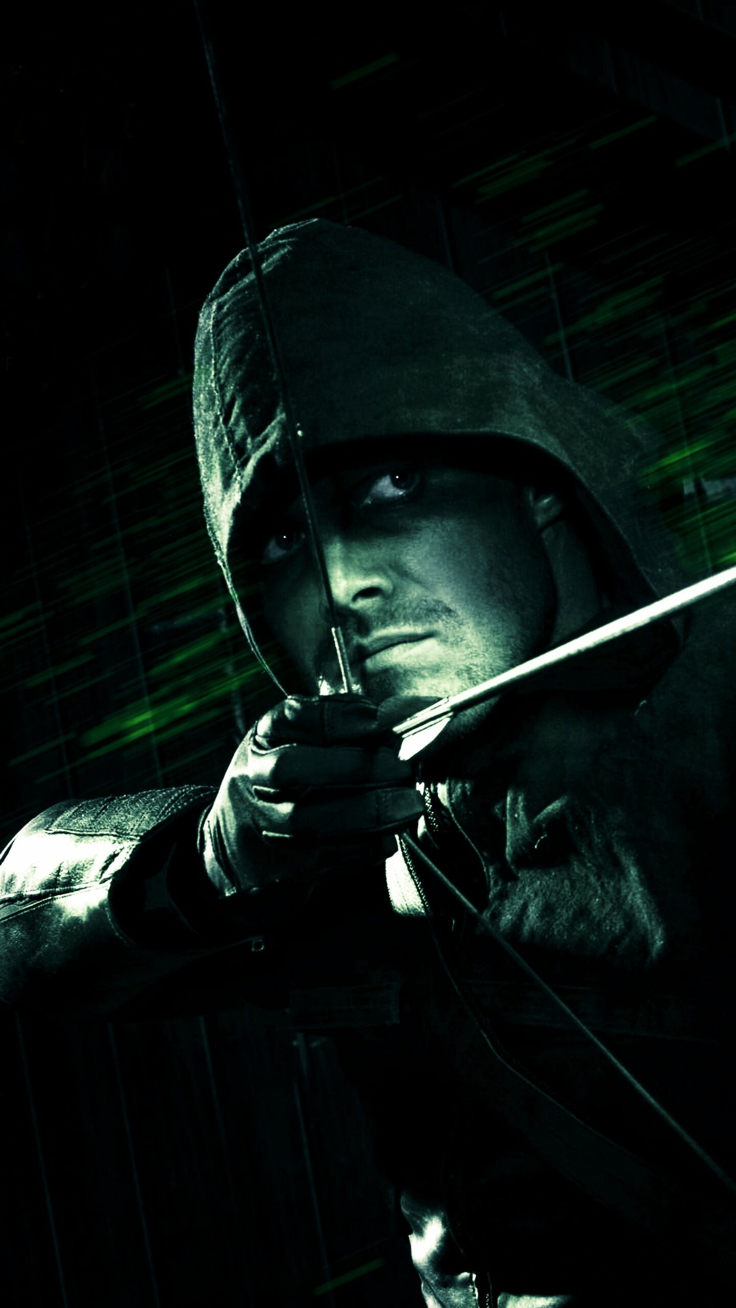 Green Arrow, 4K wallpaper, Stunning visuals, Showcase your fandom, 1440x2560 HD Phone